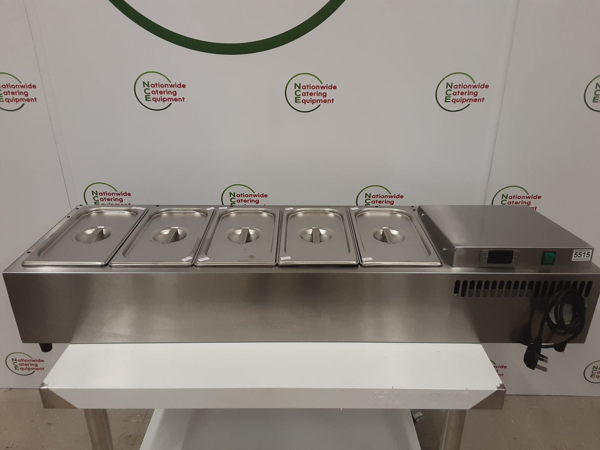 Lincat Tabletop Toppings Fridge, 123cm, Model-FPB5 (NCE5515)