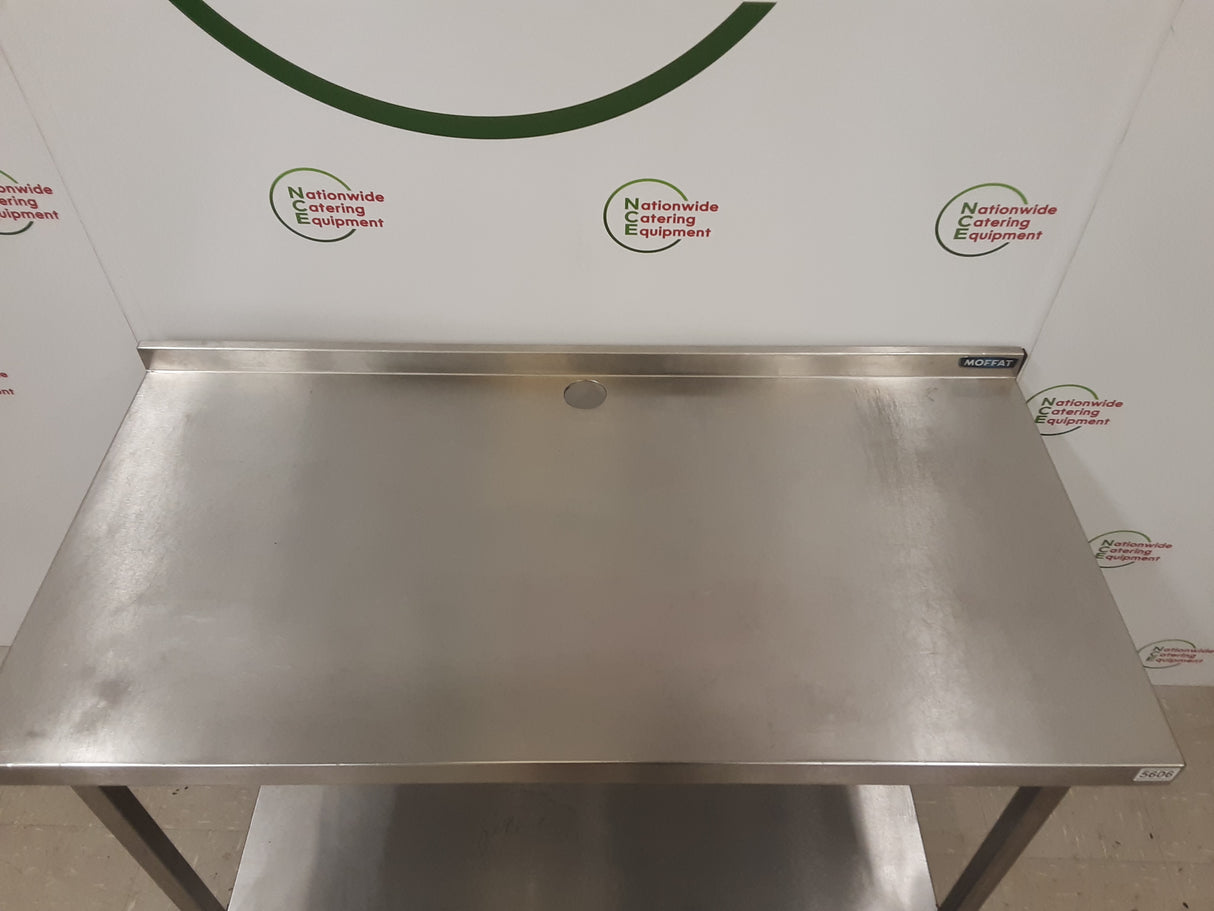 Stainless Steel Table On Wheels 120x60cm (NCE5606)