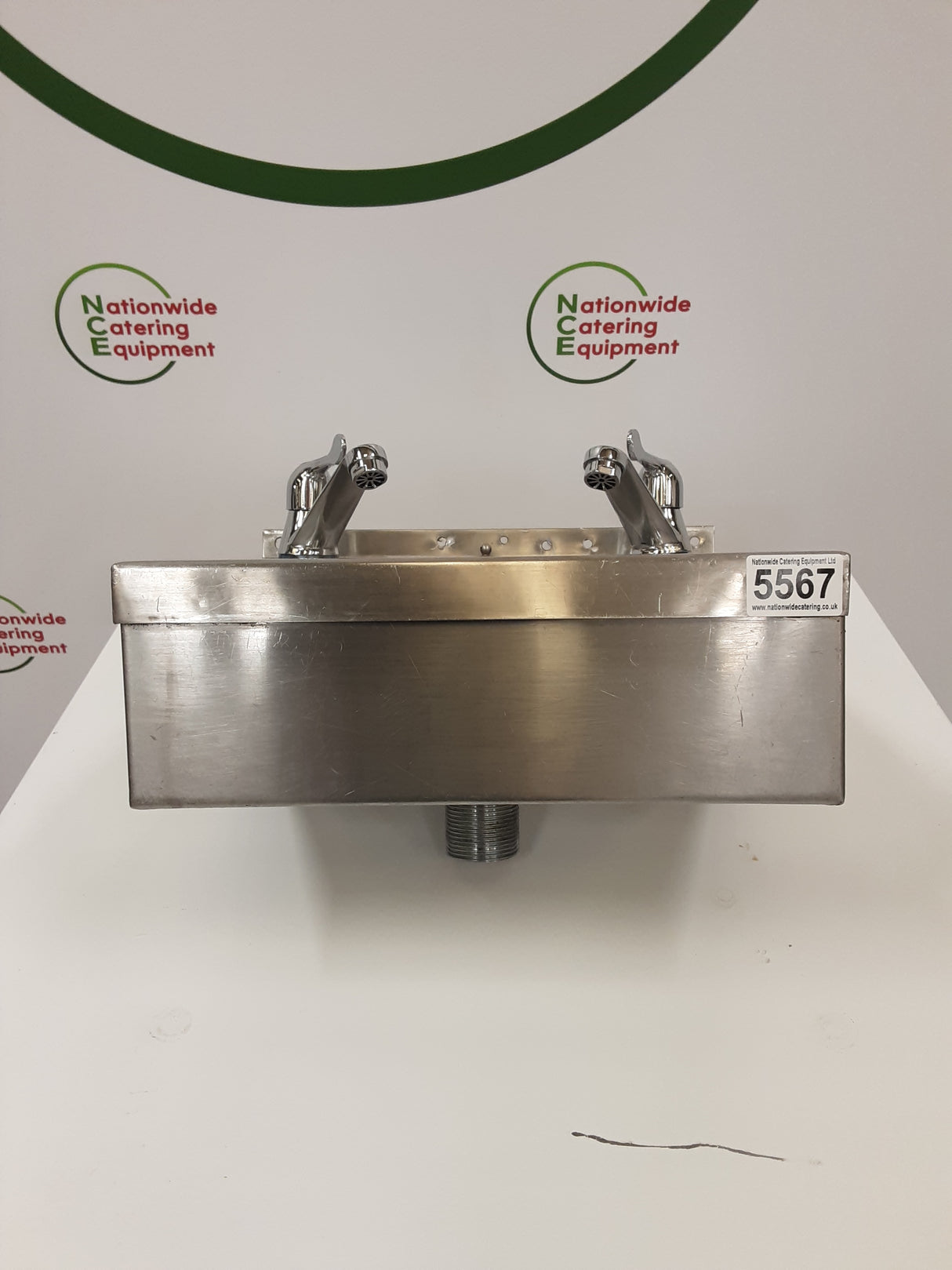 Stainless Steel Wash Hand Basin With New Lever Taps (NCE5567)