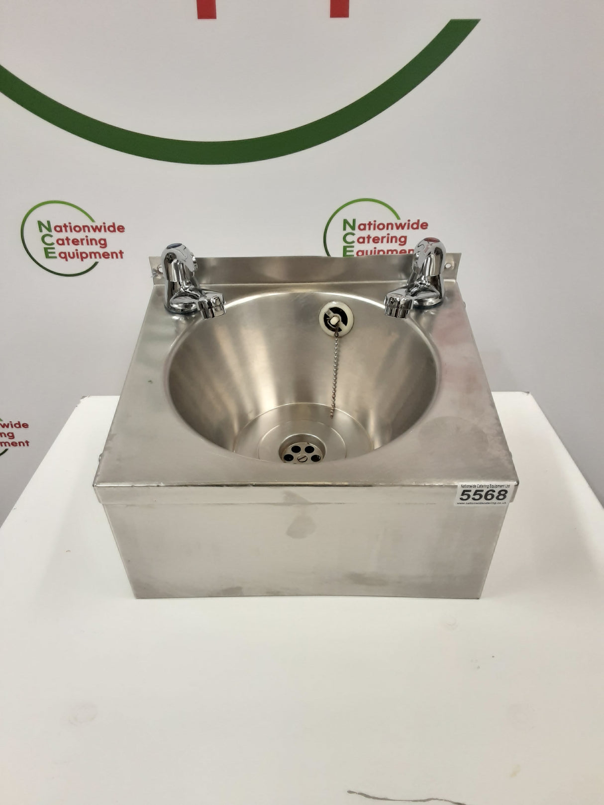 Stainless Steel Wash Hand Basin With New Lever Taps (NCE5568)