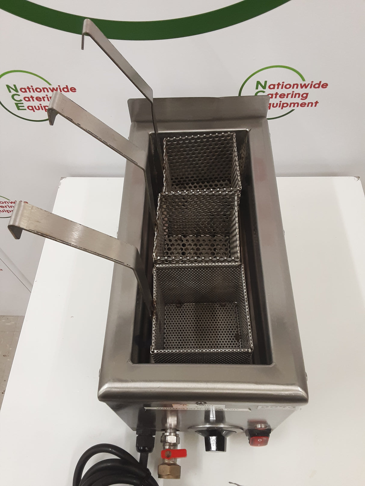 Tabletop Three Basket Electric Pasta Boiler, 13amp, Drain Tap (NCE5543)