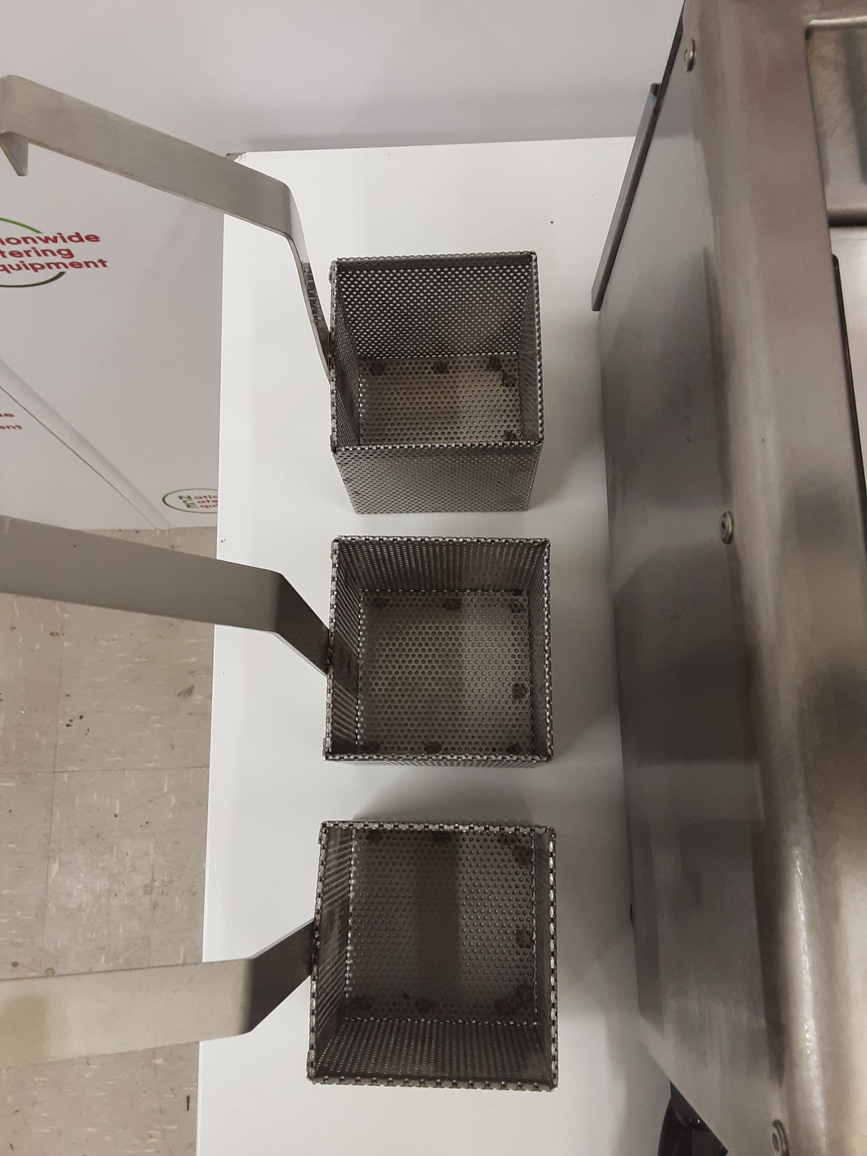 Tabletop Three Basket Electric Pasta Boiler, 13amp, Drain Tap (NCE5544)