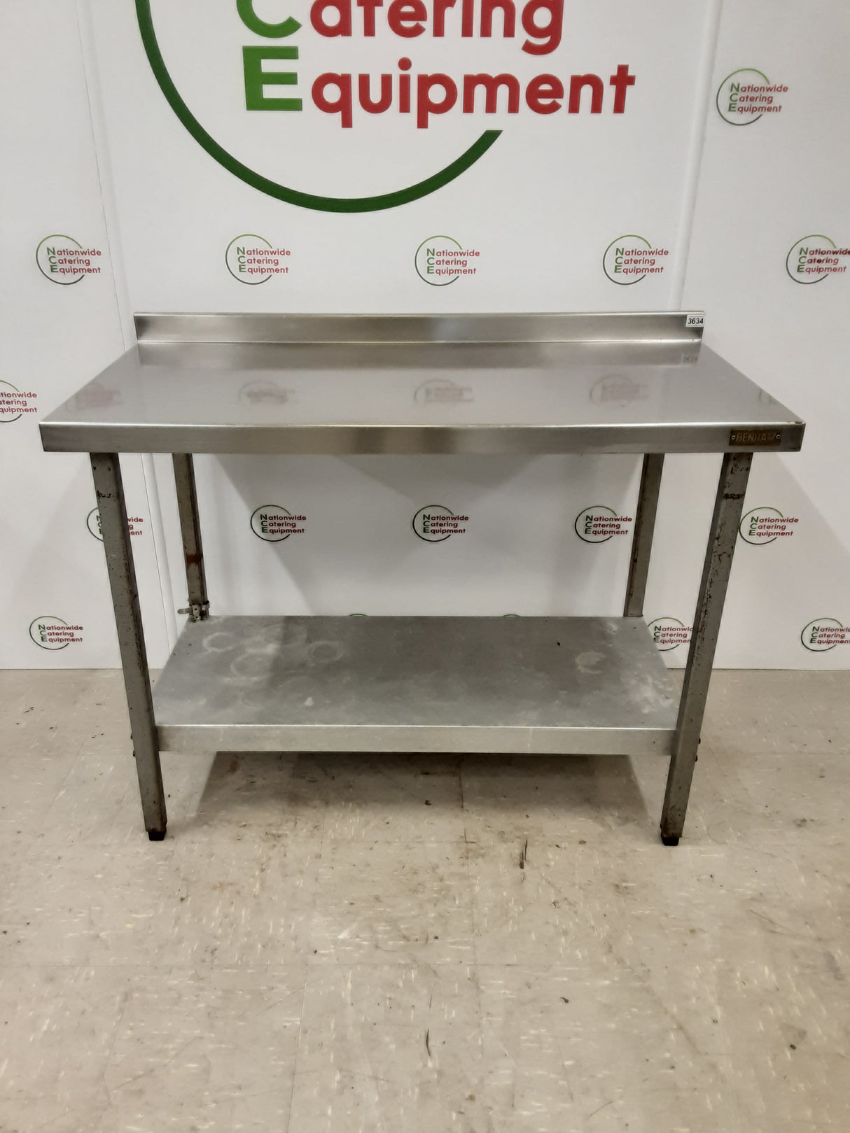 CLEARANCE Stainless Steel Table, 122x60cm (NCE3634)