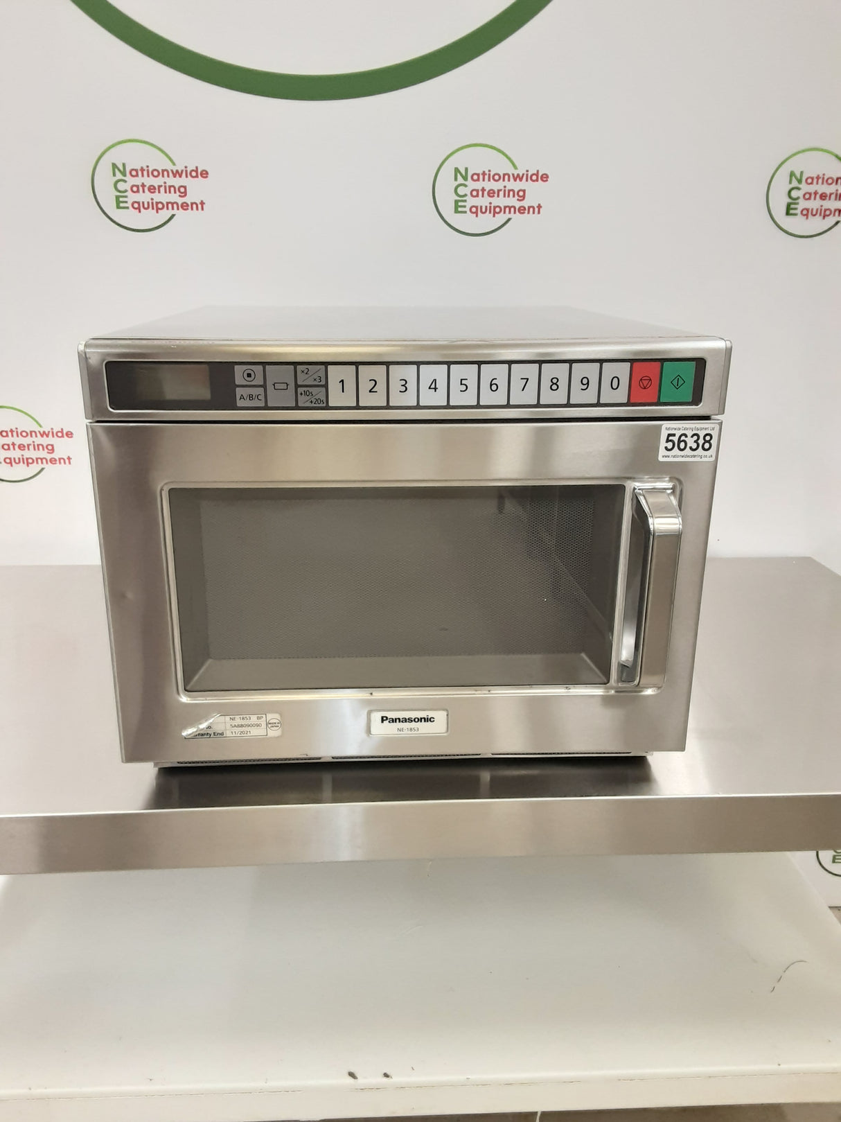 Commercial 1800w Panasonic Microwave, Model-NE-1853 (NCE5638)