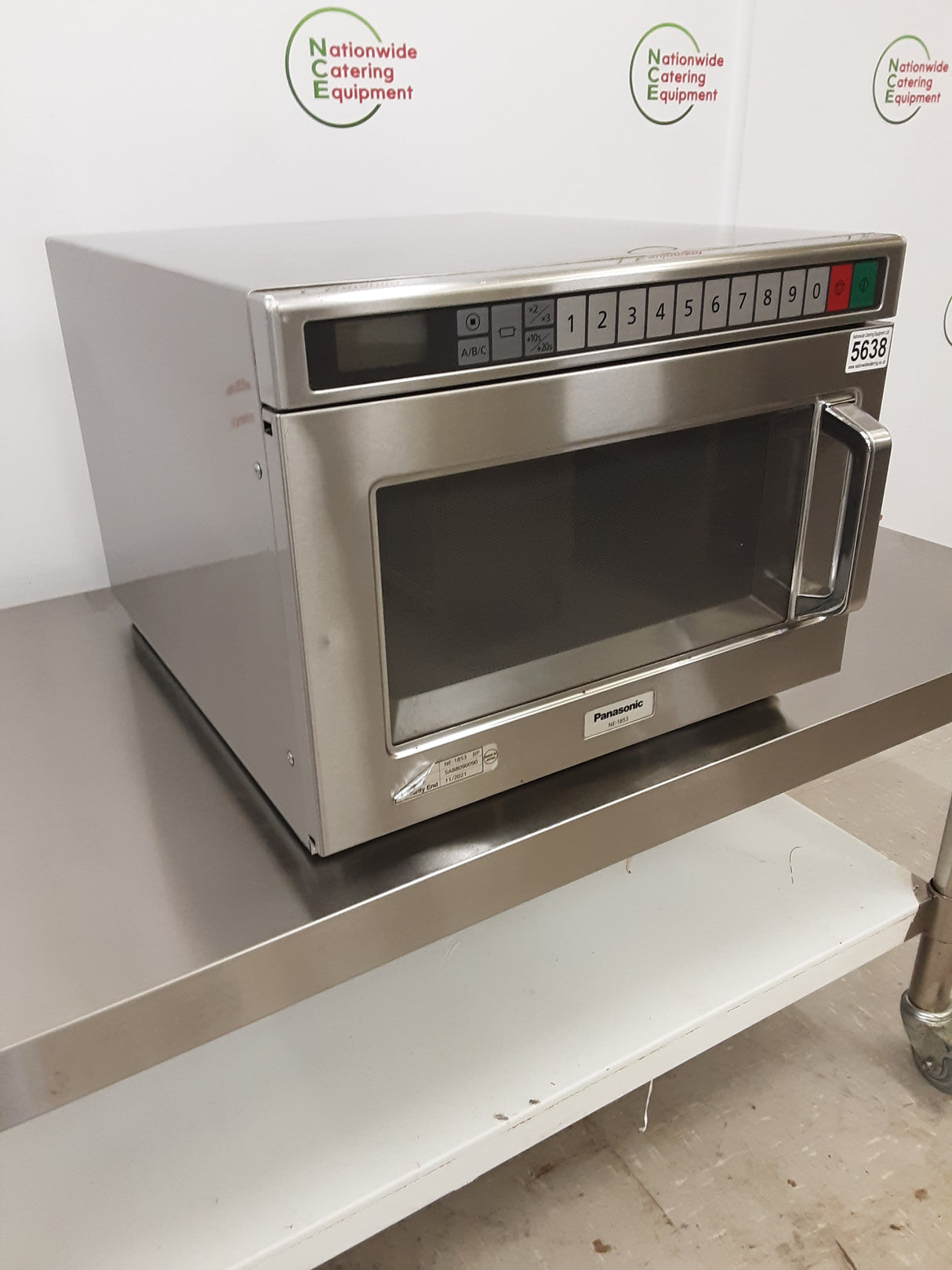 Commercial 1800w Panasonic Microwave, Model-NE-1853 (NCE5638)