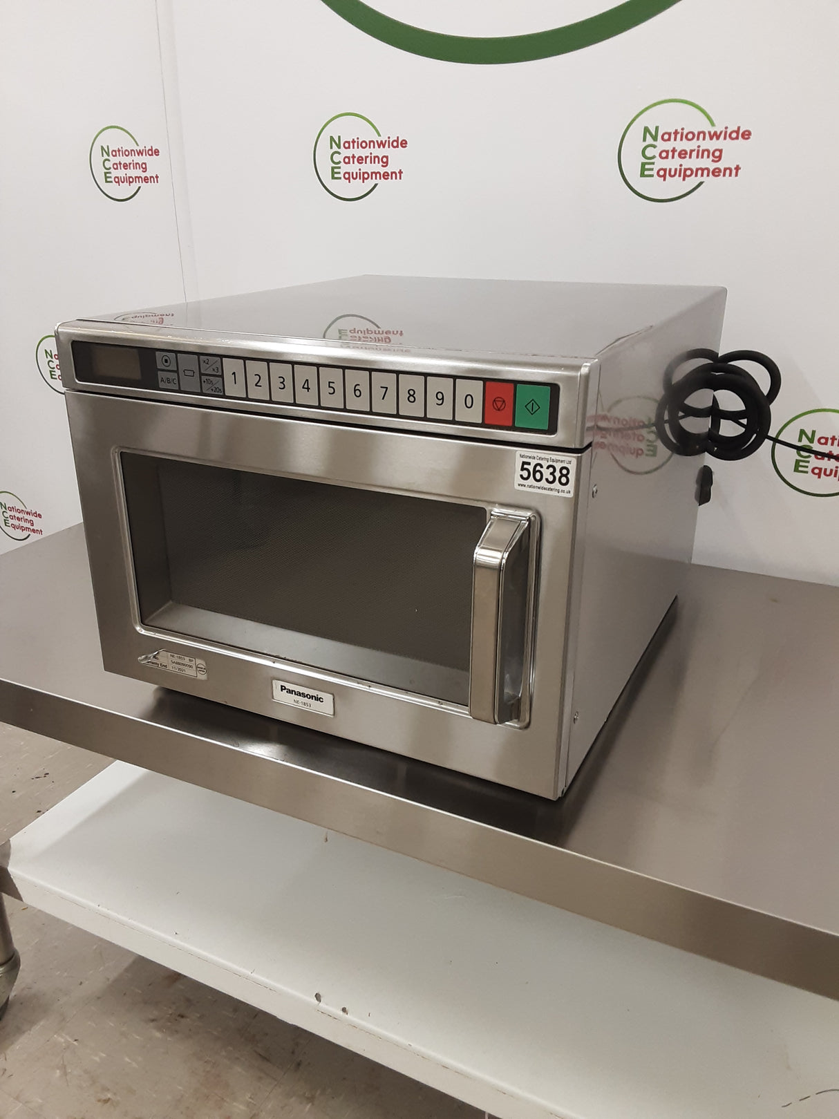 Commercial 1800w Panasonic Microwave, Model-NE-1853 (NCE5638)