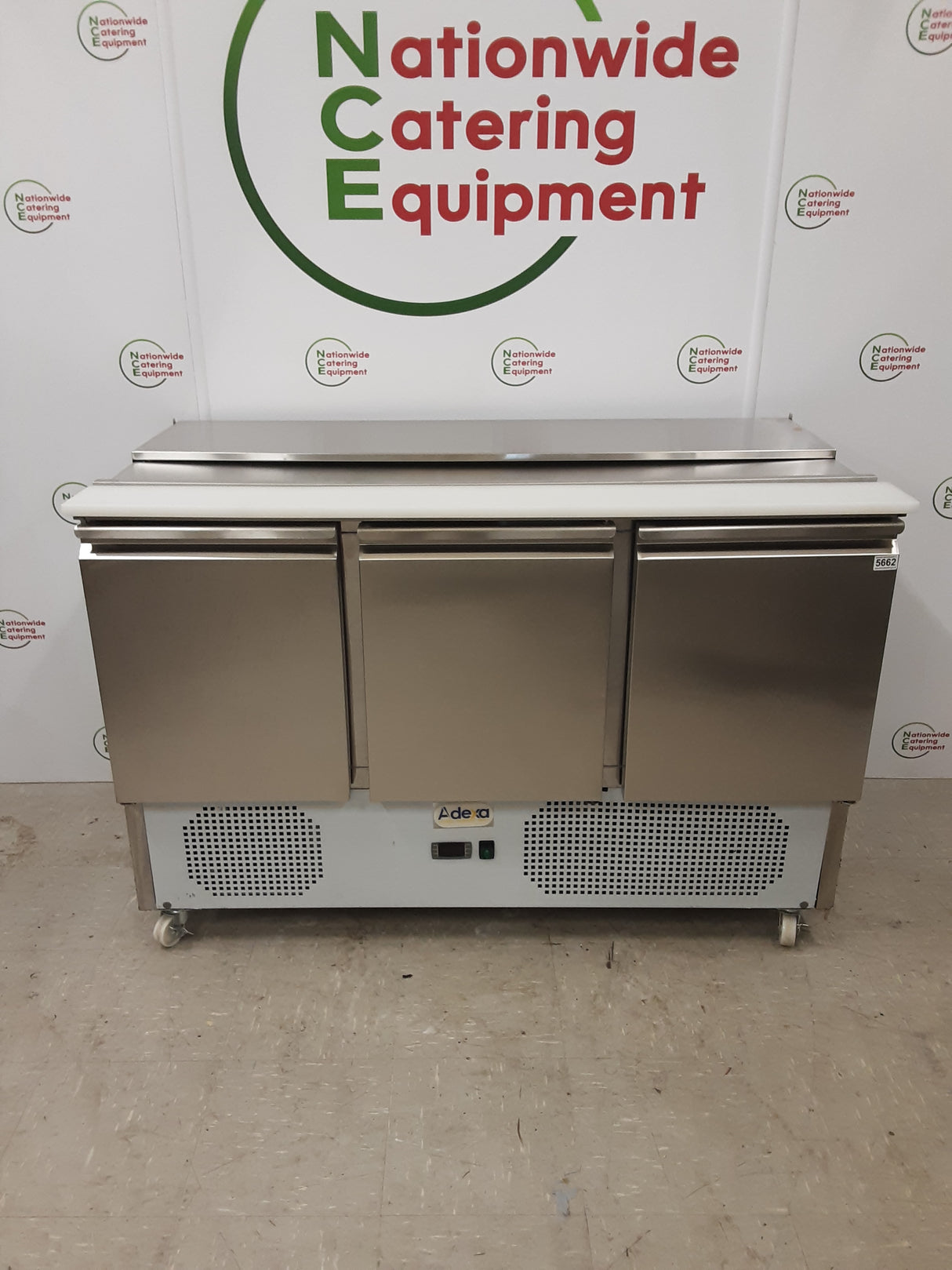 Un-Used/New Adexa Three Door Saladette Fridge, Model- STD3 (NCE5662)