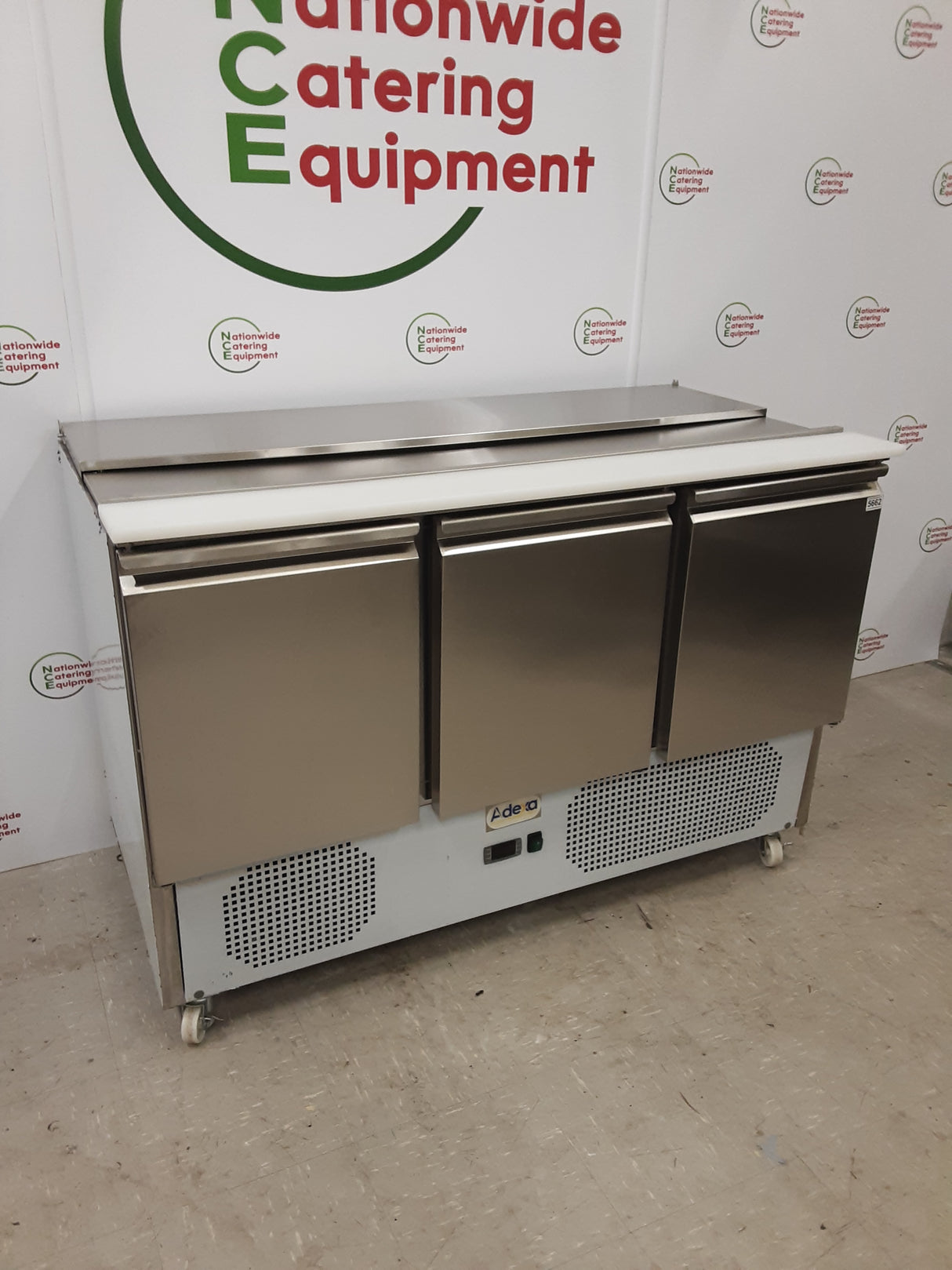 Un-Used/New Adexa Three Door Saladette Fridge, Model- STD3 (NCE5662)