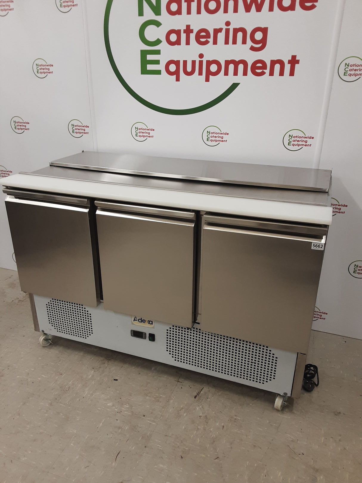 Un-Used/New Adexa Three Door Saladette Fridge, Model- STD3 (NCE5662)