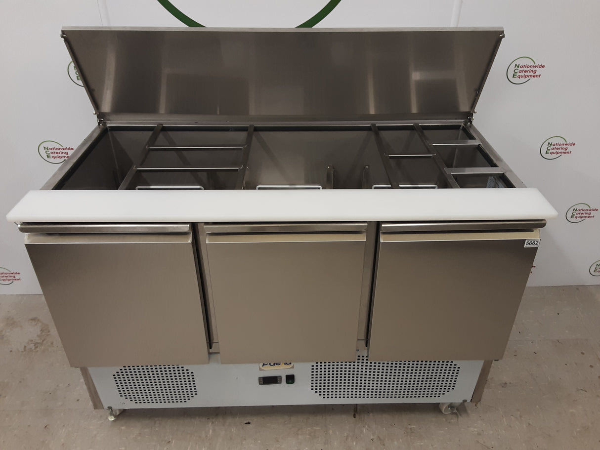 Un-Used/New Adexa Three Door Saladette Fridge, Model- STD3 (NCE5662)