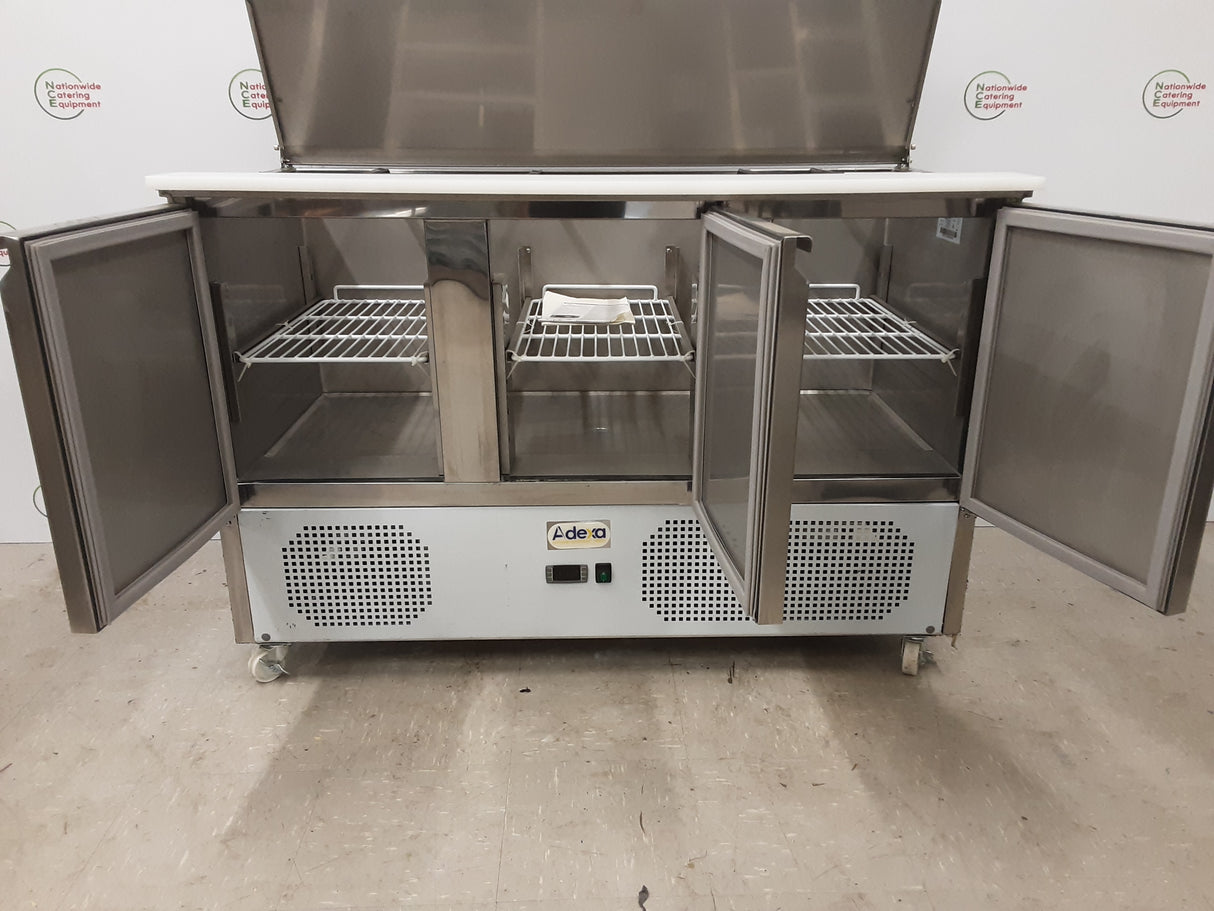 Un-Used/New Adexa Three Door Saladette Fridge, Model- STD3 (NCE5662)