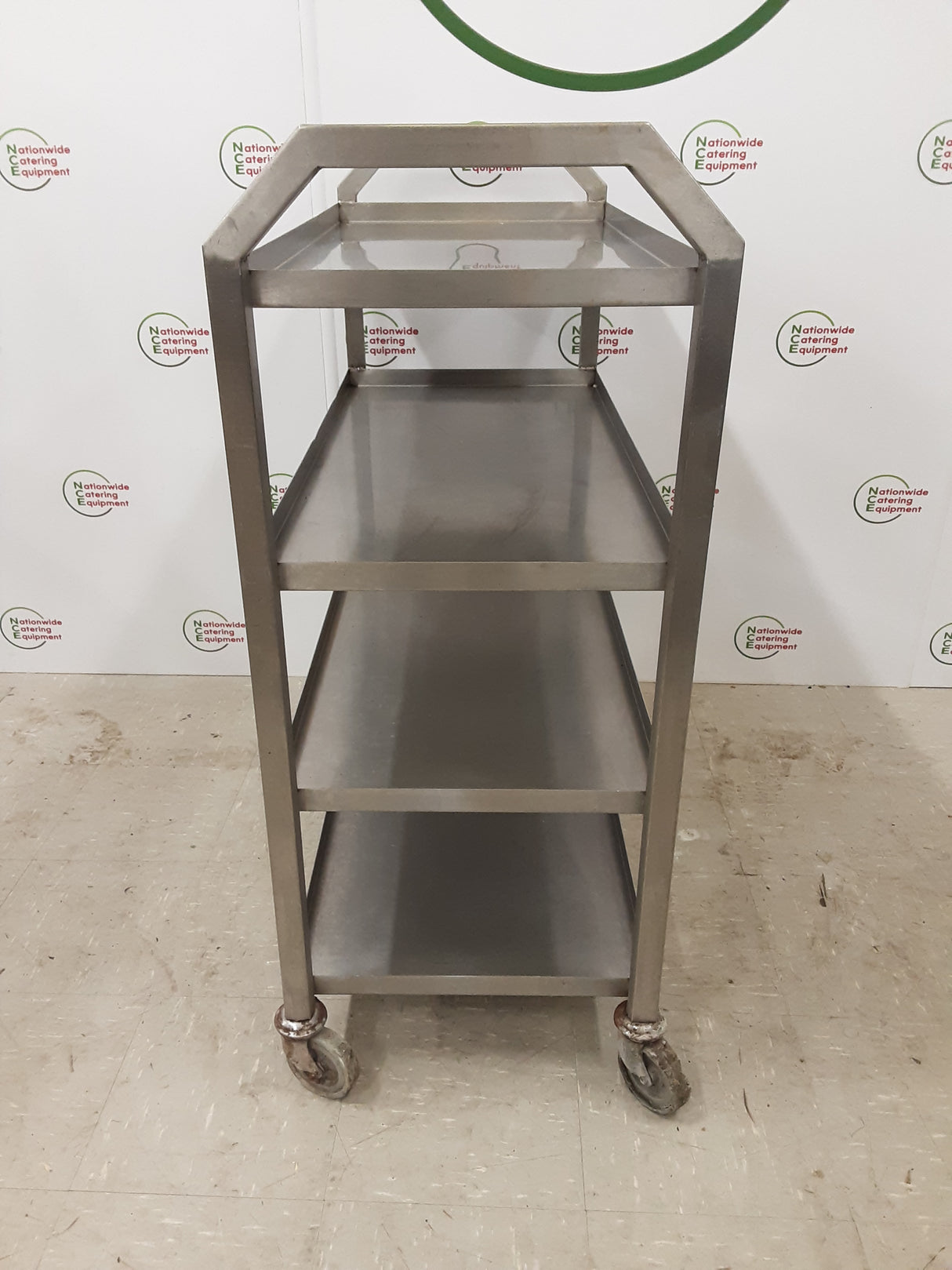 Stainless Steel Table Four Tier Trolley- Very Heavy Duty(NCE5649)