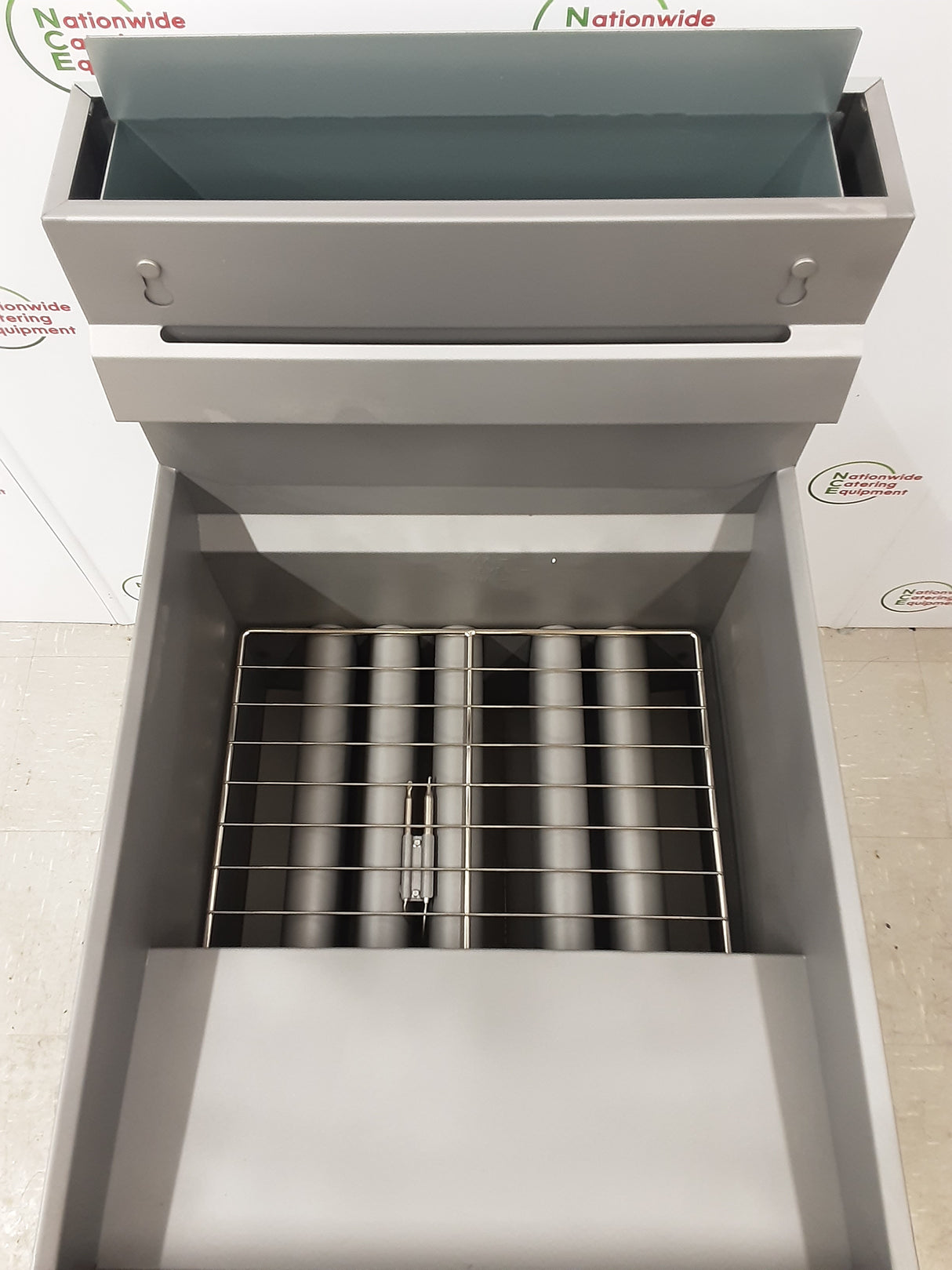 Hamoki Large Single Tank, Double Basket Natural Gas Fryer (NCE5853)