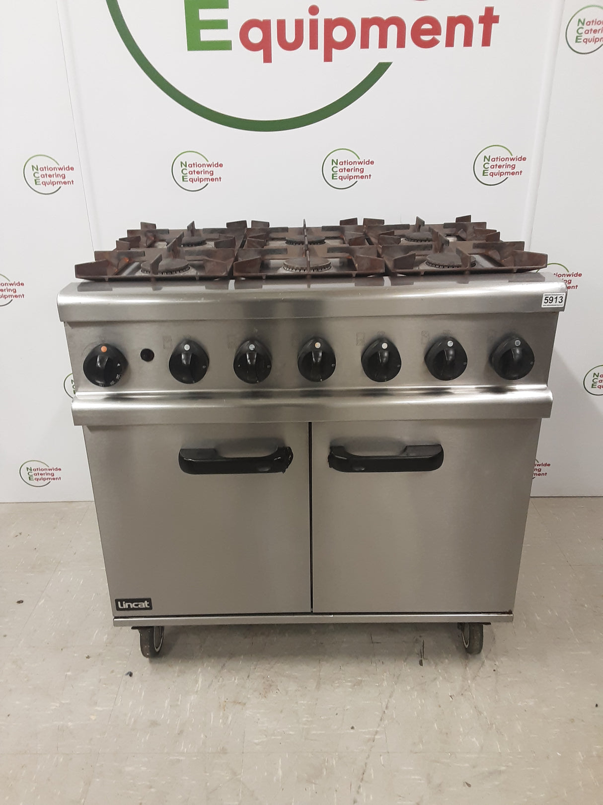Lincat Opus LPG Six Burner Stove & Oven, Model-OG7002/P (NCE5913)