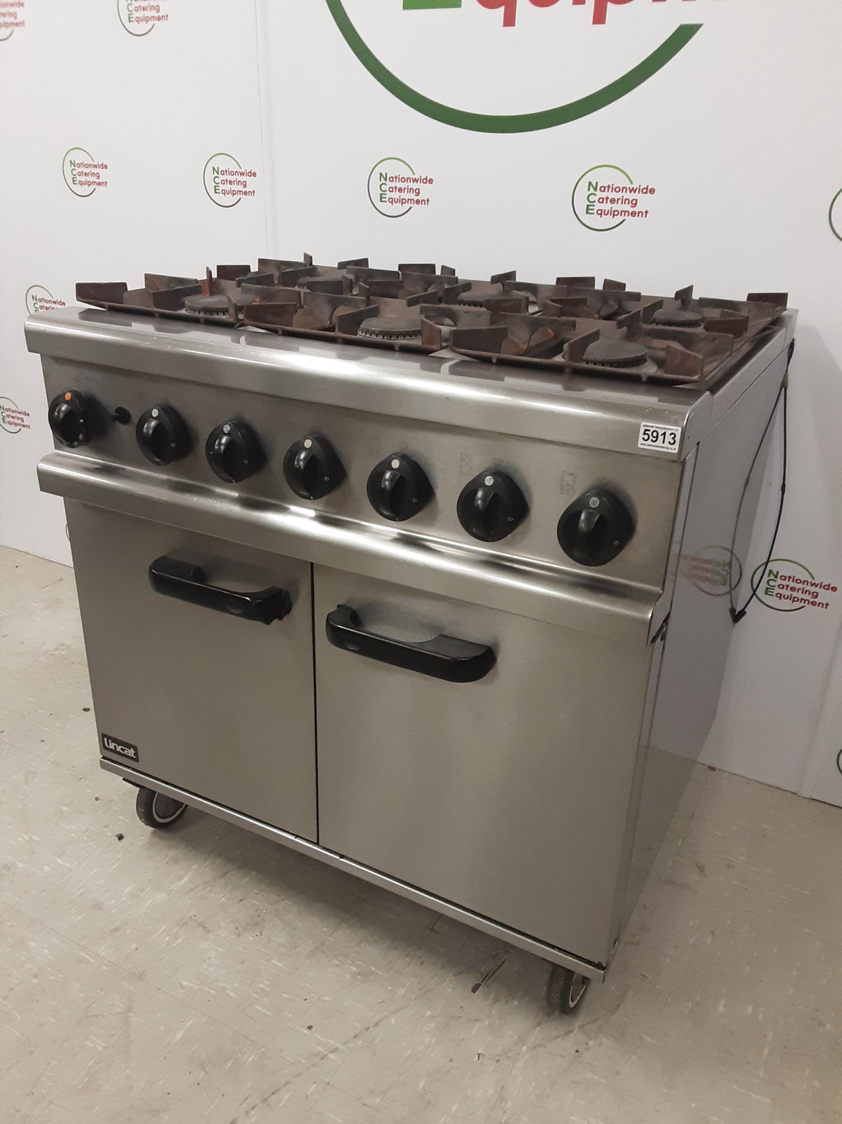 Lincat Opus LPG Six Burner Stove & Oven, Model-OG7002/P (NCE5913)