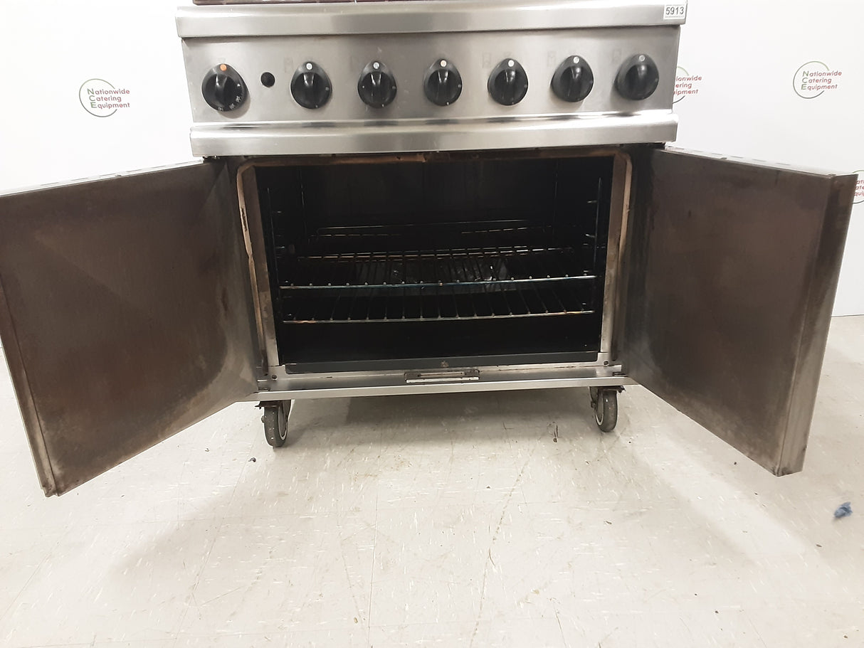 Lincat Opus LPG Six Burner Stove & Oven, Model-OG7002/P (NCE5913)