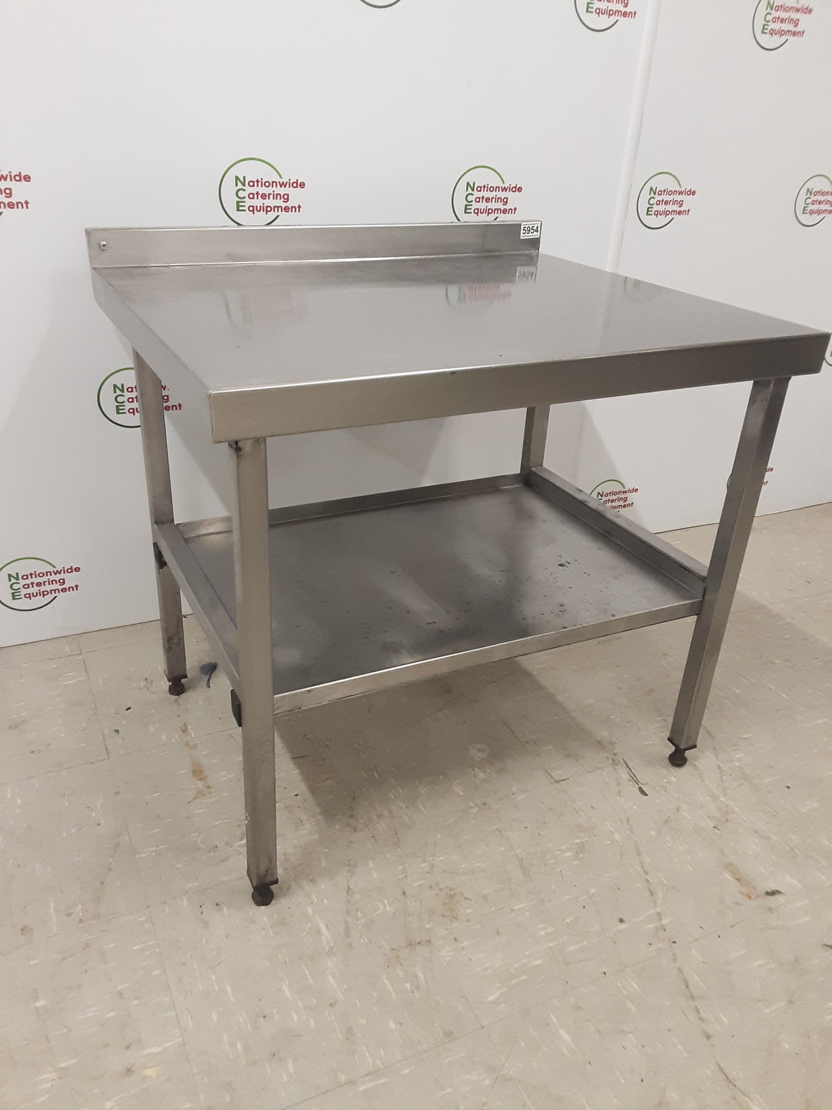 Stainless Steel Equipment Stand / Low Table 75x76cm (NCE5954)