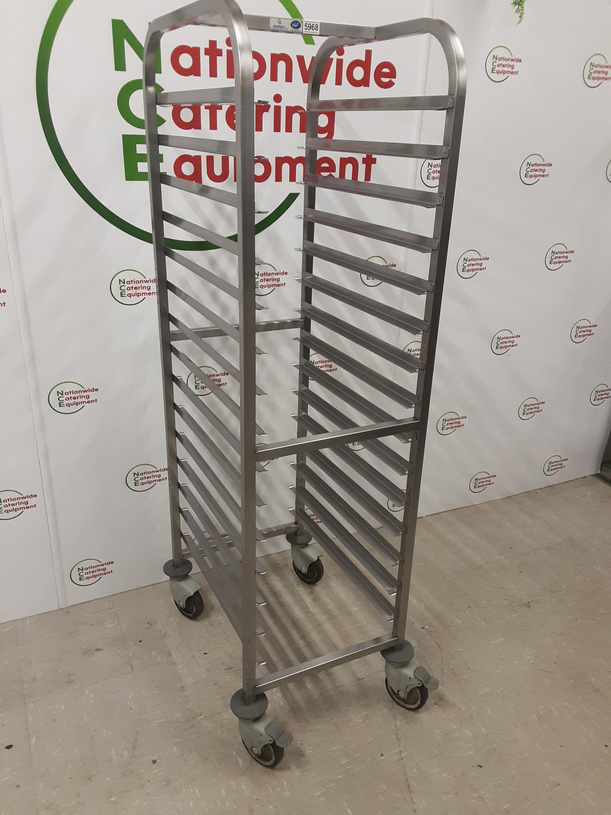 Bourget Stainless Steel Baking Tray Storage Trolley (NCE5968)