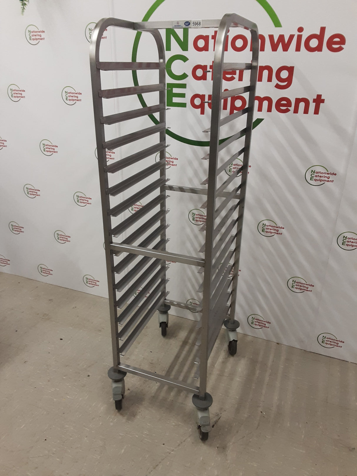 Bourget Stainless Steel Baking Tray Storage Trolley (NCE5968)