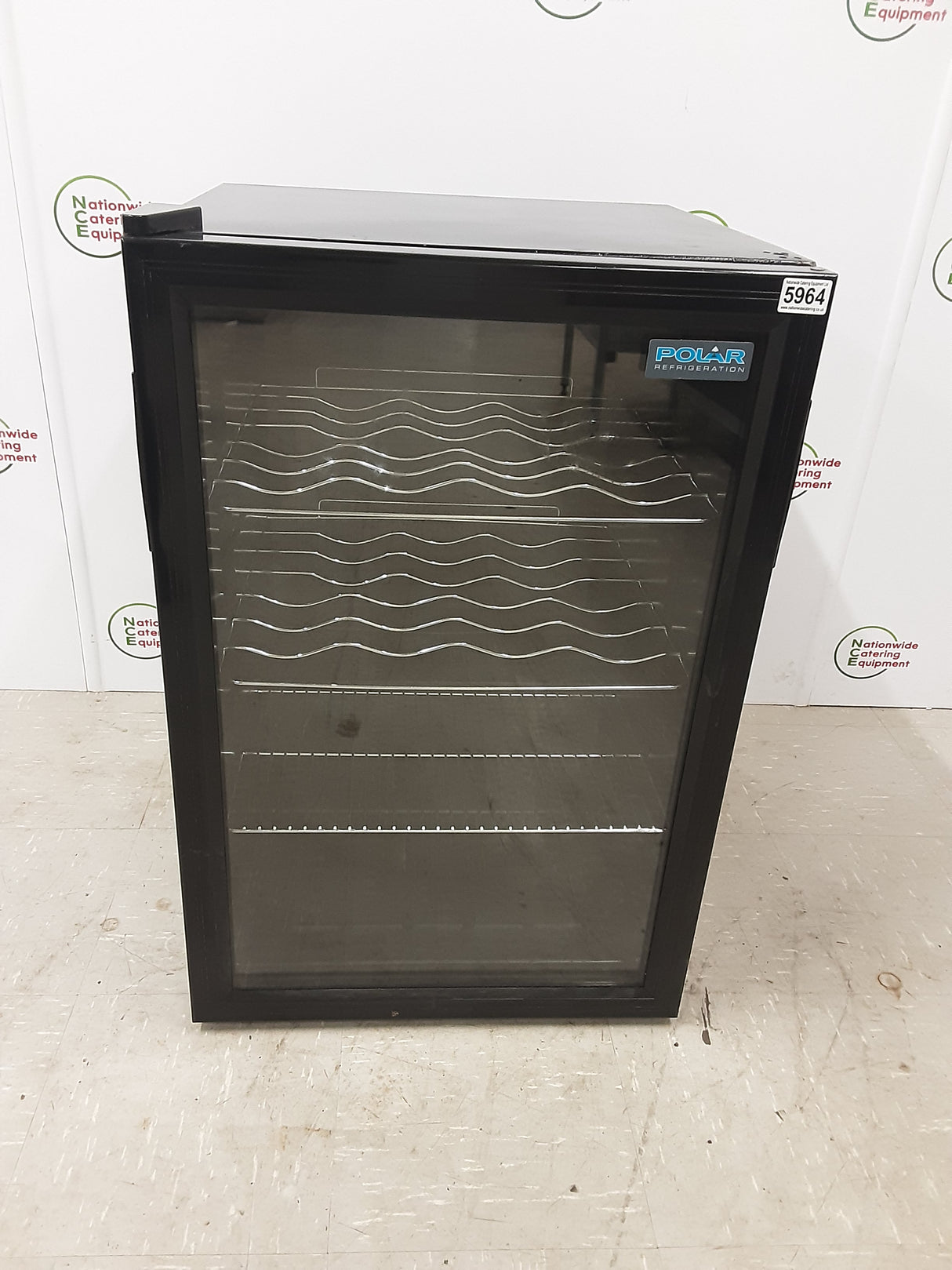 Polar Black Undercounter Wine Cooler, 48 Bottle Capacity, Model- CE204 (NCE5964)