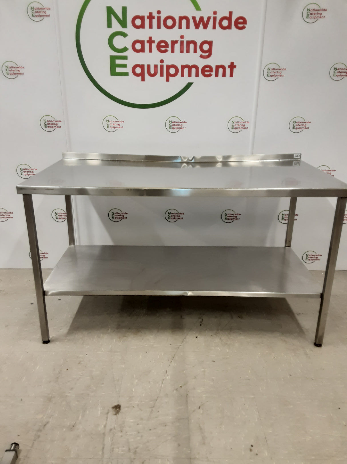 Stainless Steel Table 150x77cm (NCE5982)
