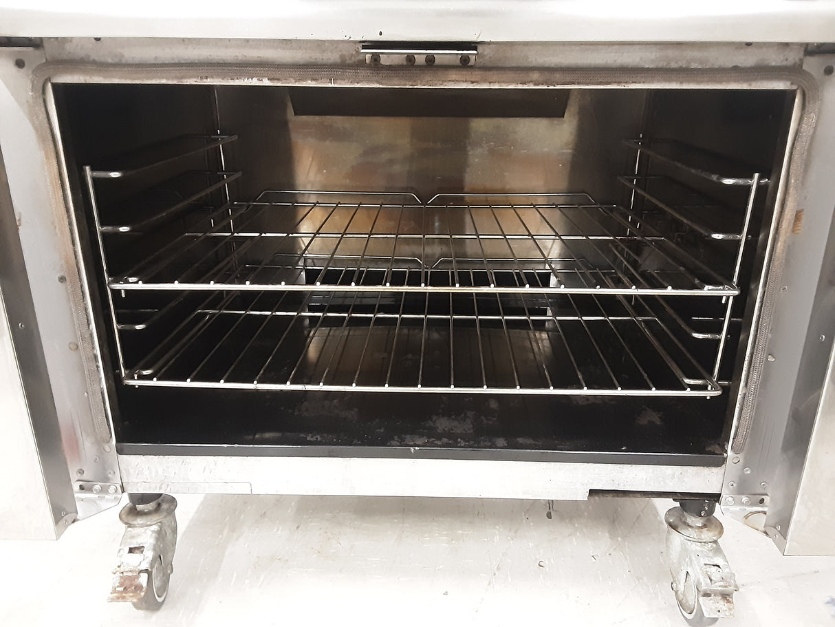 Falcon Dominator Six Burner Stove & Oven, Natural Gas, With Pan Shelf. Model- G3101 (NCE5995)