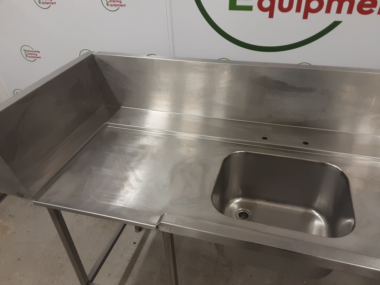 Stainless Steel Corner Dishwasher Entry Sink, 200X79CM (NCE6008)