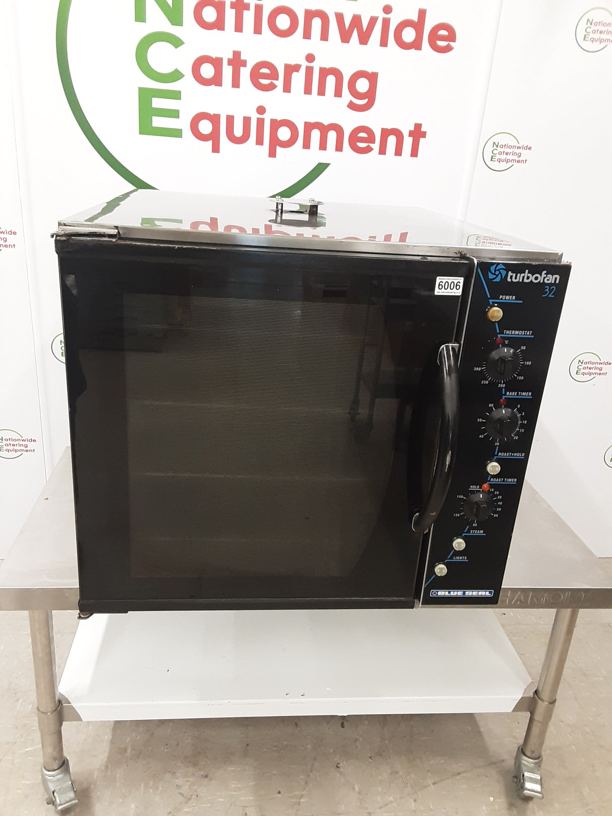 Blueseal Turbofan Tabletop Convection Oven, Single Phase, Holds Baking Trays, Model-E32 (NCE6006)