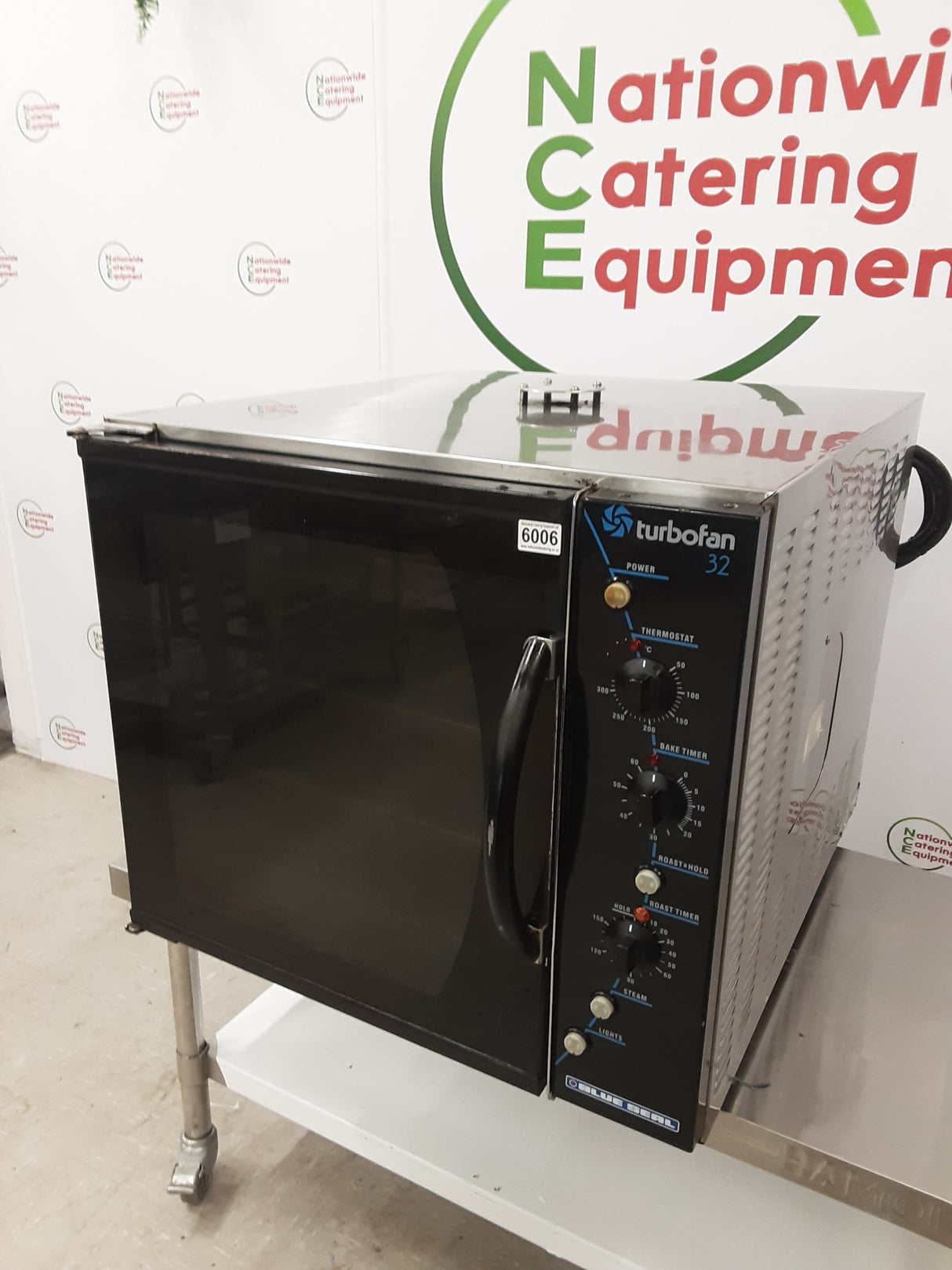 Blueseal Turbofan Tabletop Convection Oven, Single Phase, Holds Baking Trays, Model-E32 (NCE6006)