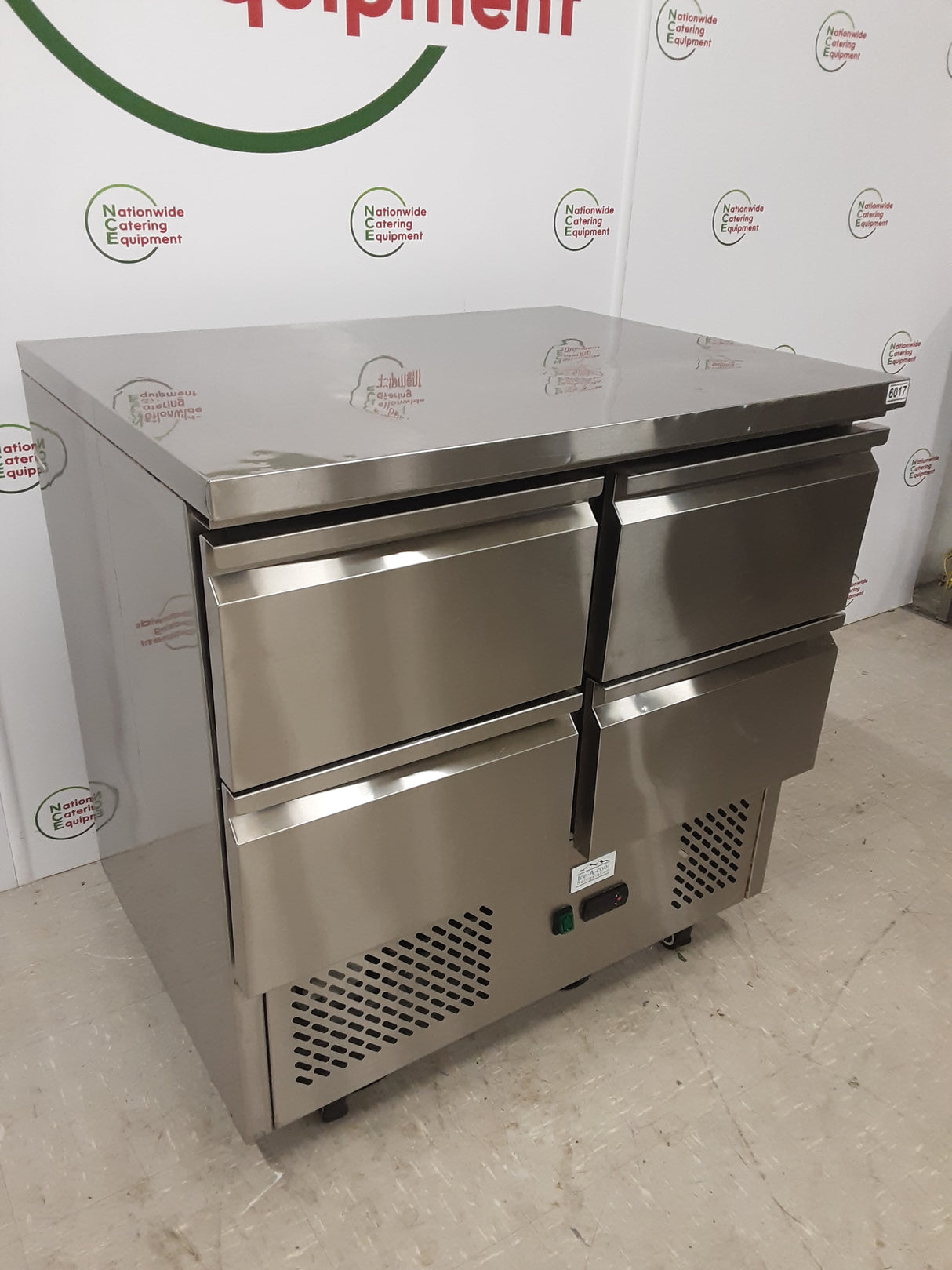 Ice-A-Cool Four Drawer Counter Fridge, 90X70cm, Model- ICE3820GR (NCE6017)