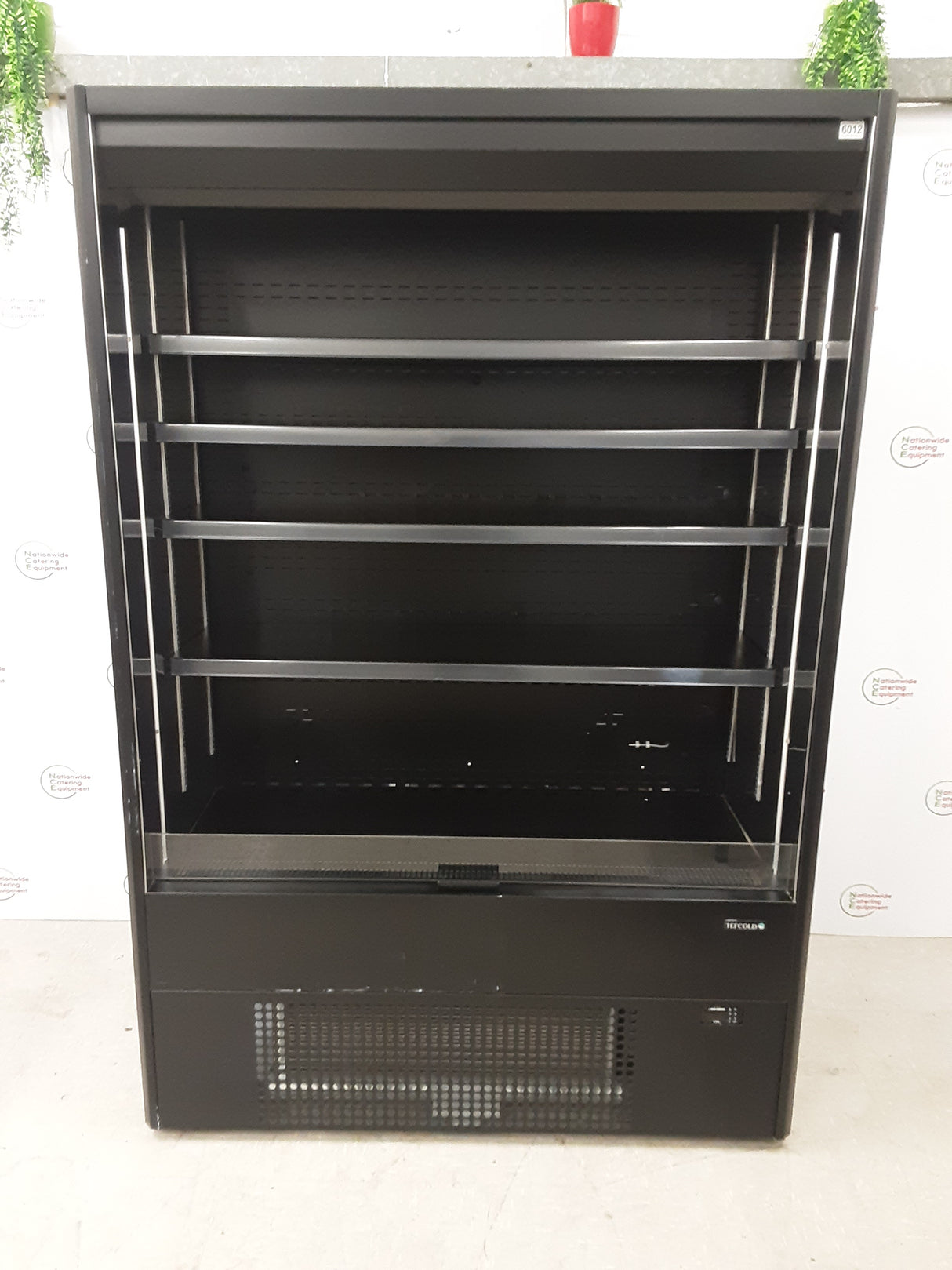 Tefcold Black Multideck Display Fridge, 130cm, Model-MD1402B-UK (NCE6012)