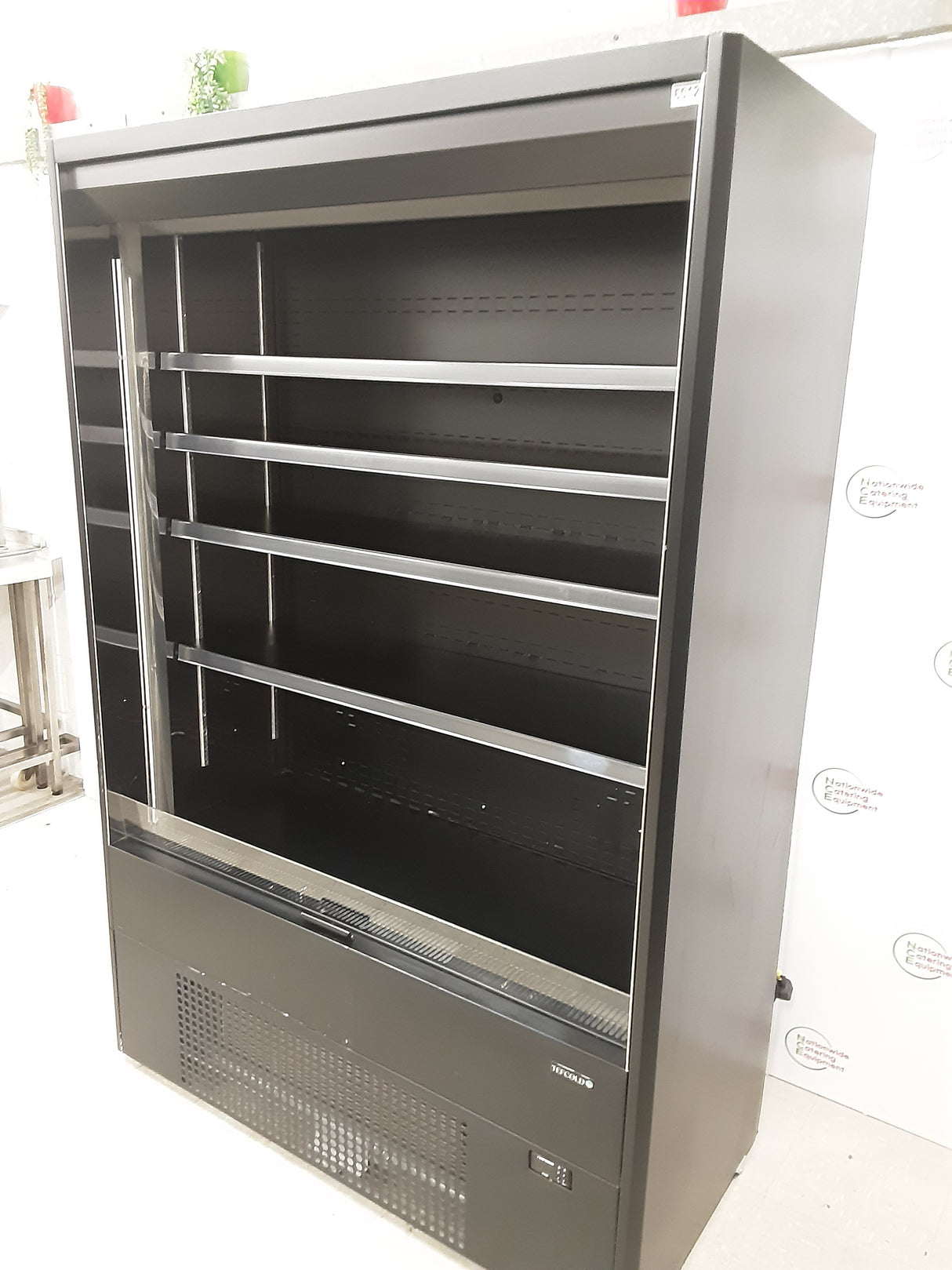 Tefcold Black Multideck Display Fridge, 130cm, Model-MD1402B-UK (NCE6012)