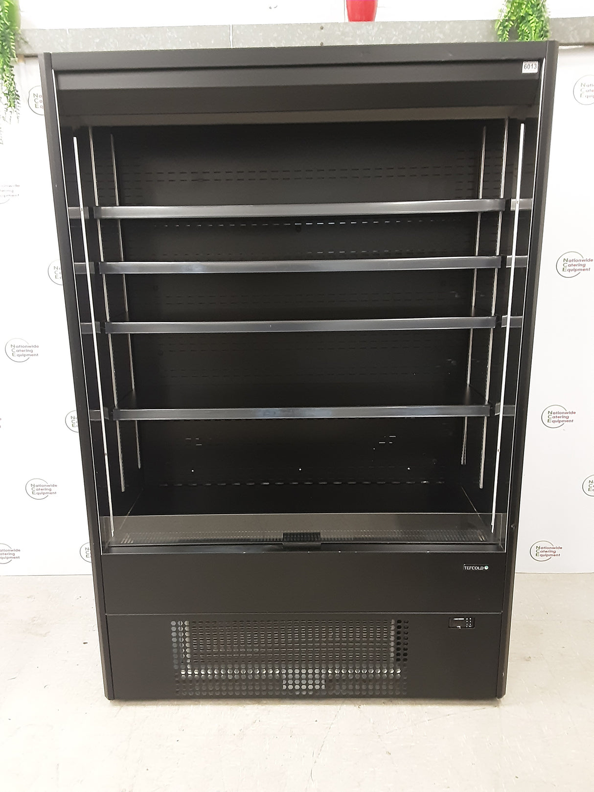 Tefcold Black Multideck Display Fridge, 130cm, Model- MD1402B-UK (NCE6013)
