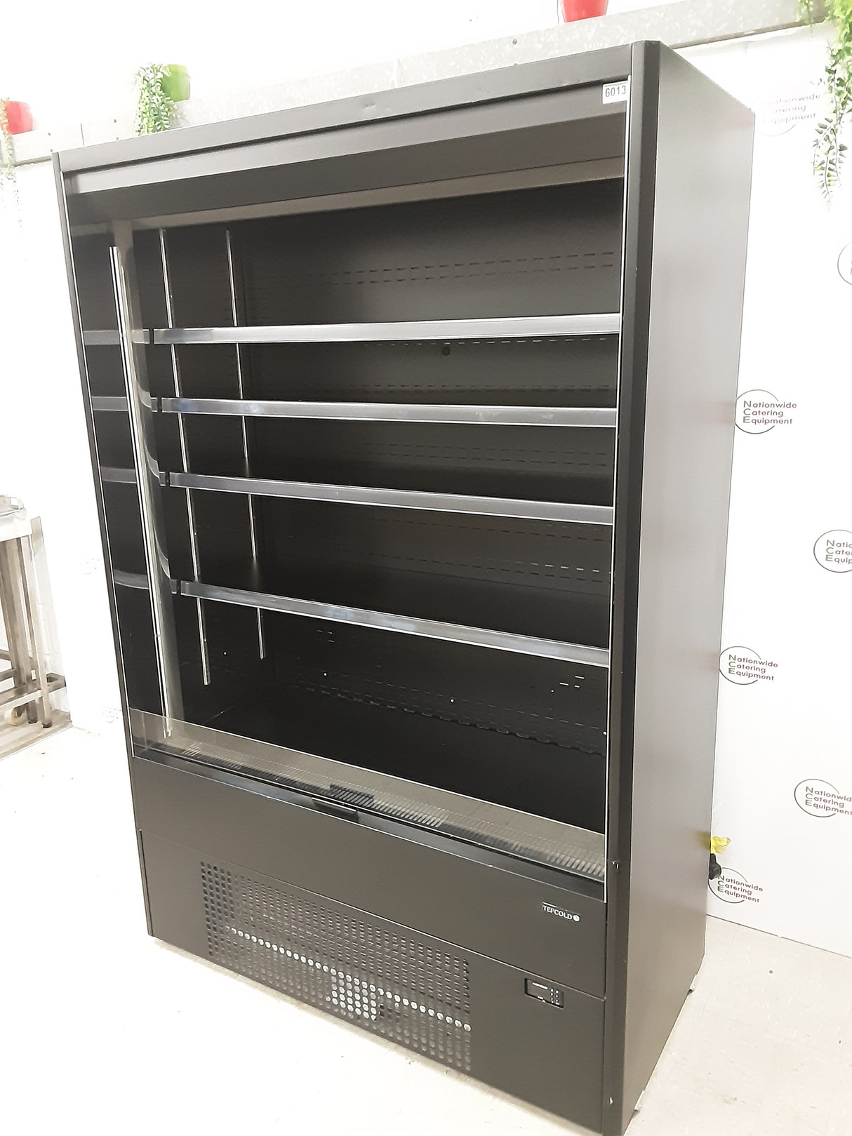 Tefcold Black Multideck Display Fridge, 130cm, Model- MD1402B-UK (NCE6013)