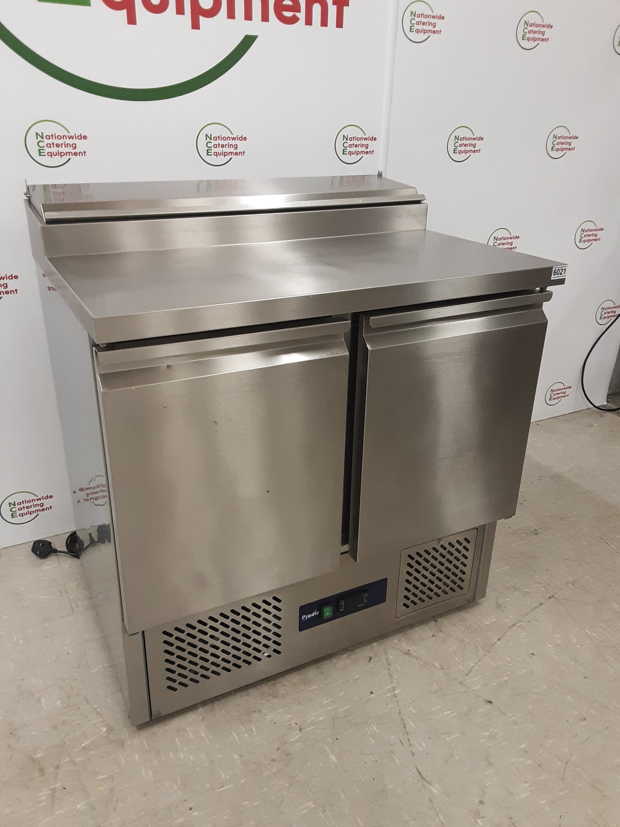 Prodis Two Door Counter Fridge With Topping Opening, 90cm, EC-2PREP (NCE6021)