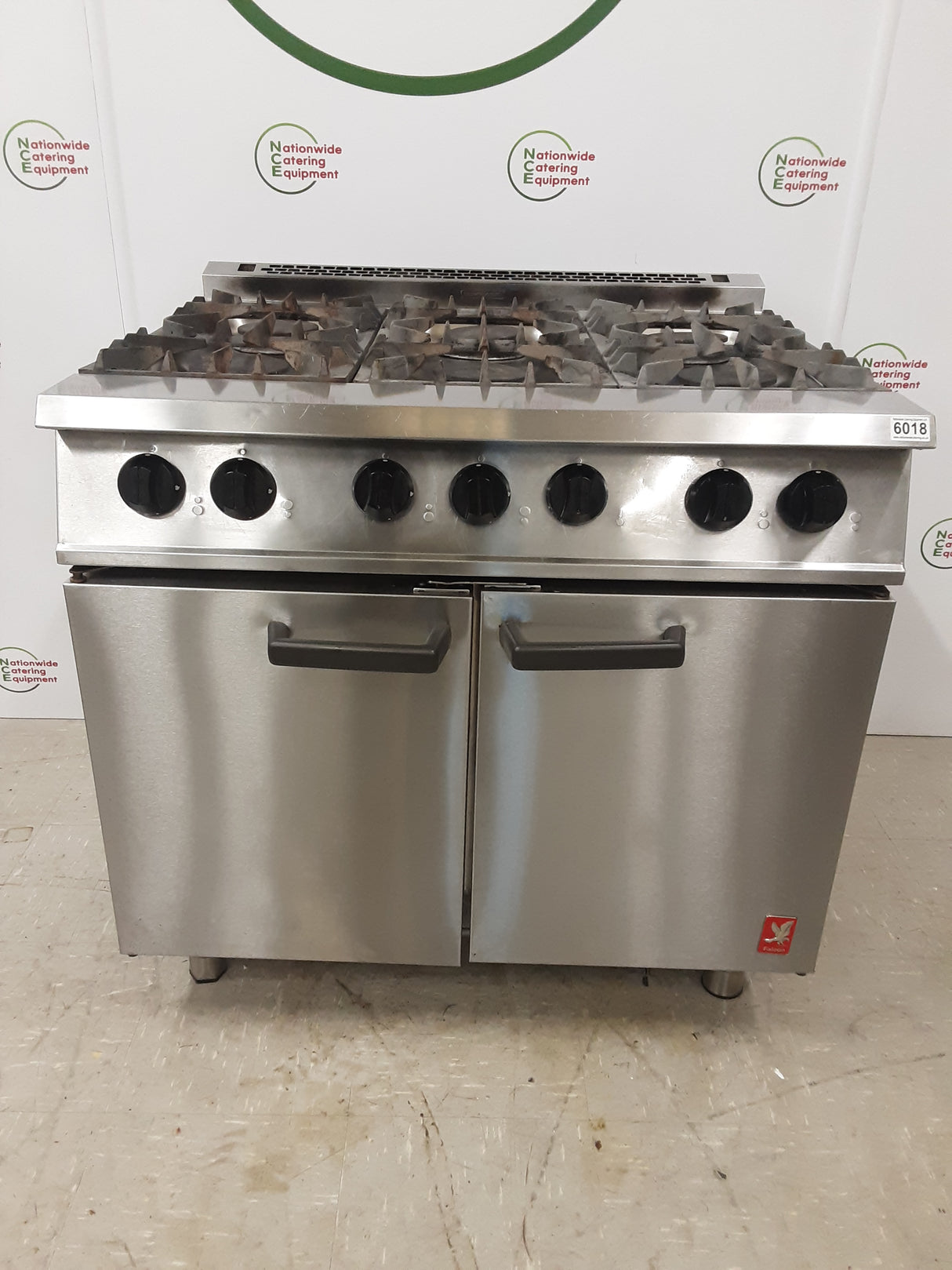 Falcon Six Burner Stove And Oven, Natural Gas, Model- G2102 (NCE6018)