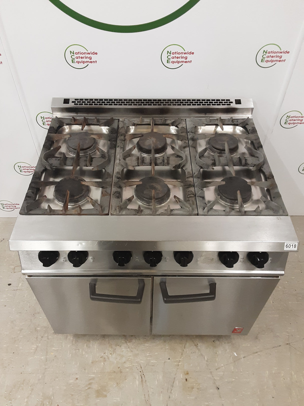 Falcon Six Burner Stove And Oven, Natural Gas, Model- G2102 (NCE6018)