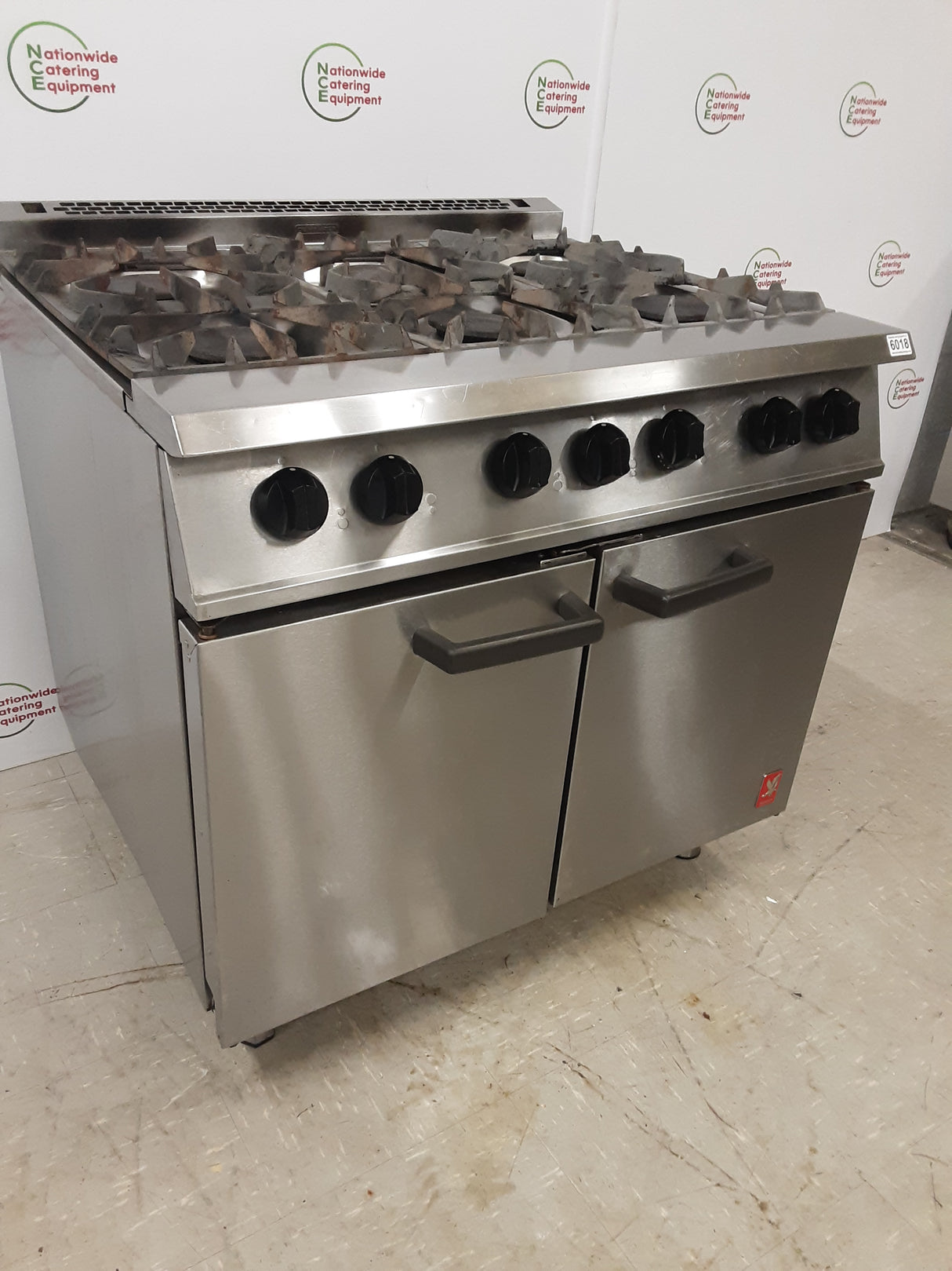 Falcon Six Burner Stove And Oven, Natural Gas, Model- G2102 (NCE6018)