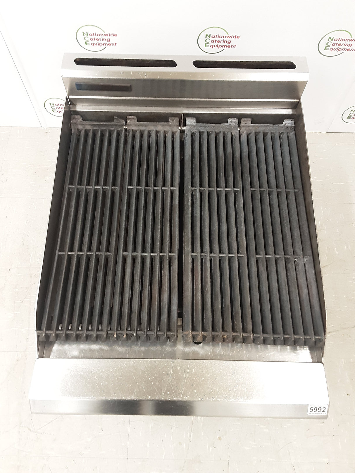 Blueseal Tabletop 60cm/Two Burner Natural Gas Char-Grill, Model-G594 (NCE5992)