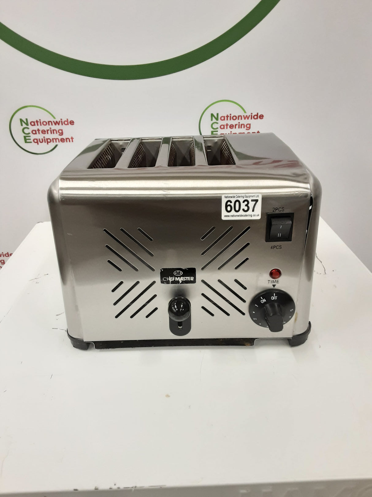 Clearance ChefMaster Four Slot Toaster, Model-HEA895 (NCE6037)