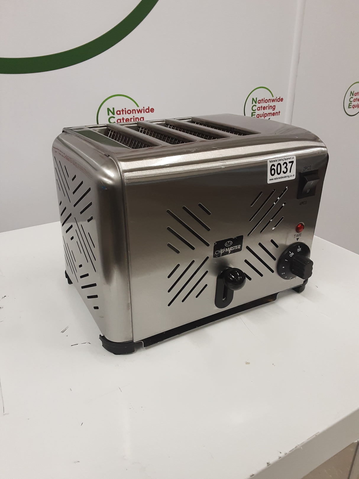 Clearance ChefMaster Four Slot Toaster, Model-HEA895 (NCE6037)