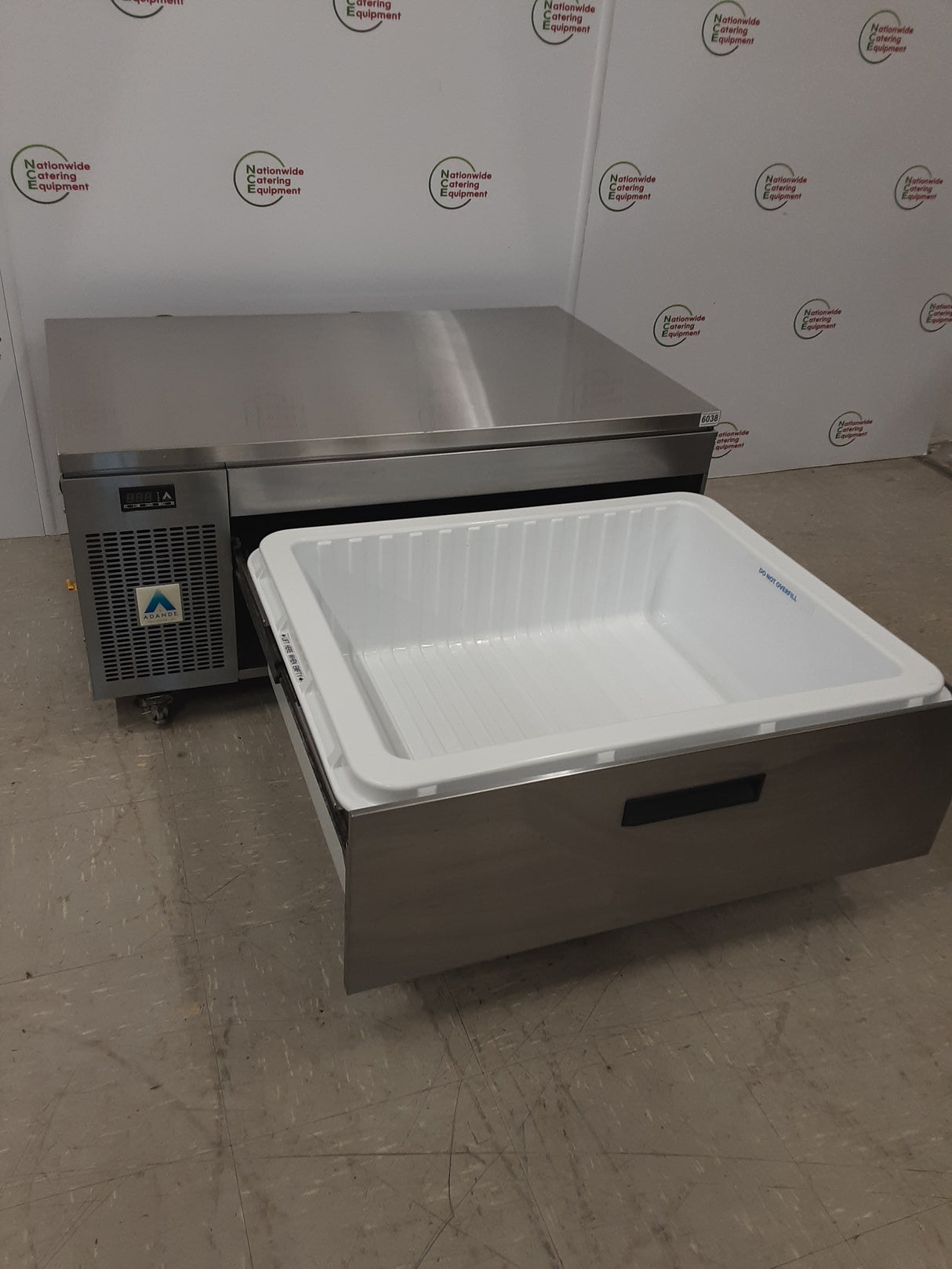 Adande Low Level Counter Drawer/Chef Base Fridge/Freezer, 110x70cm, Model-VCS (NCE6038)