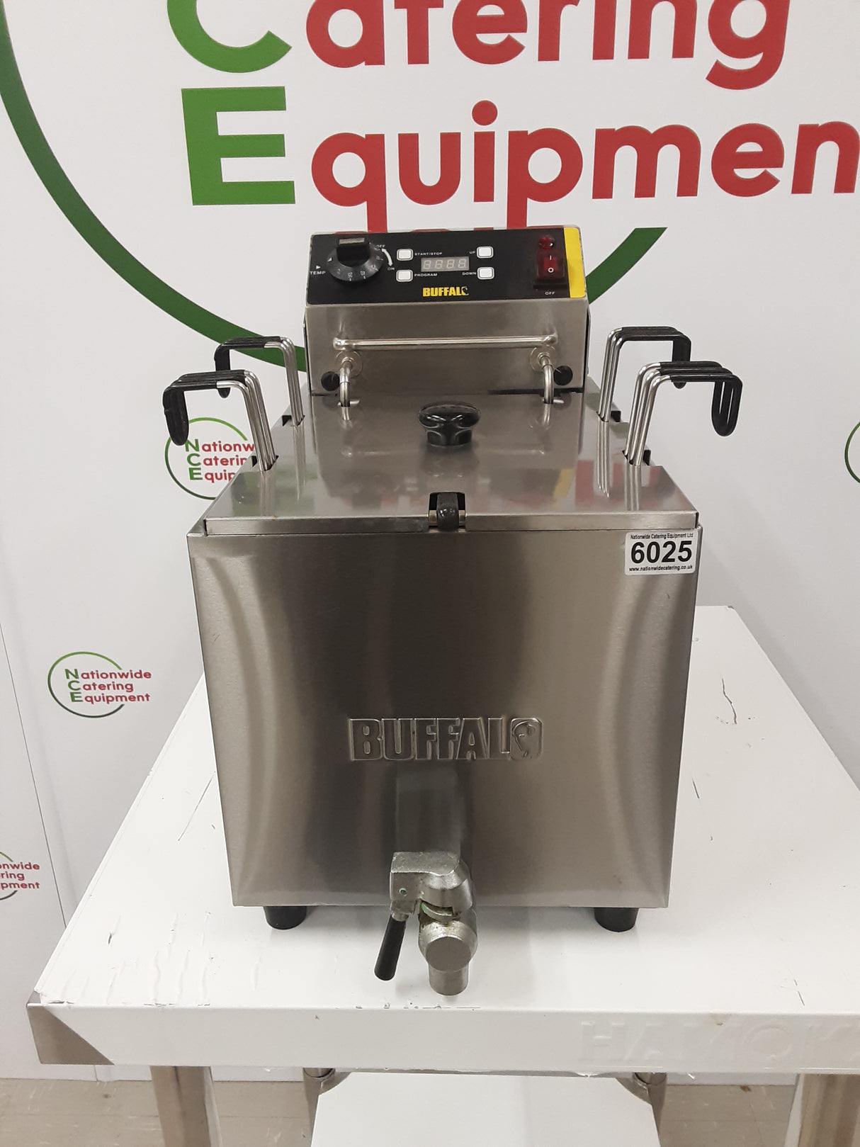 Buffalo Tabletop 8L Four Basket Electric Pasta Boiler, Model- GH160 (NCE6025)