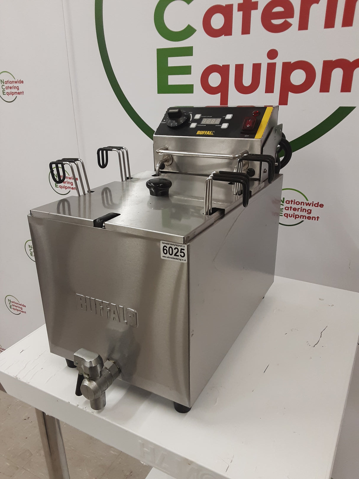 Buffalo Tabletop 8L Four Basket Electric Pasta Boiler, Model- GH160 (NCE6025)