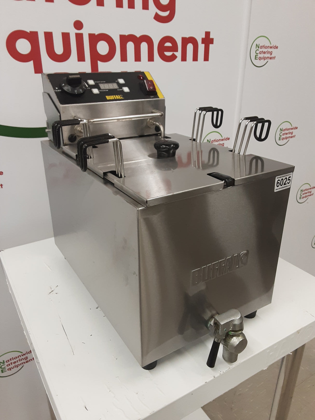Buffalo Tabletop 8L Four Basket Electric Pasta Boiler, Model- GH160 (NCE6025)