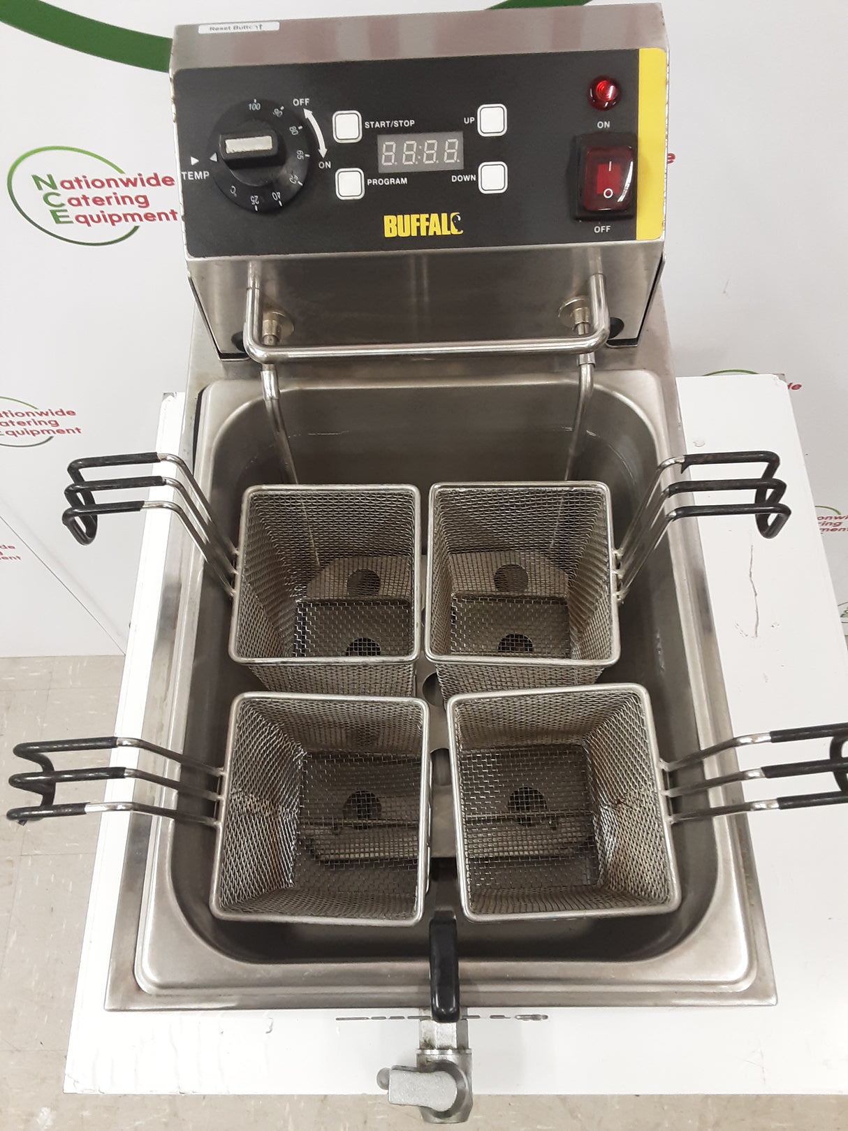 Buffalo Tabletop 8L Four Basket Electric Pasta Boiler, Model- GH160 (NCE6025)