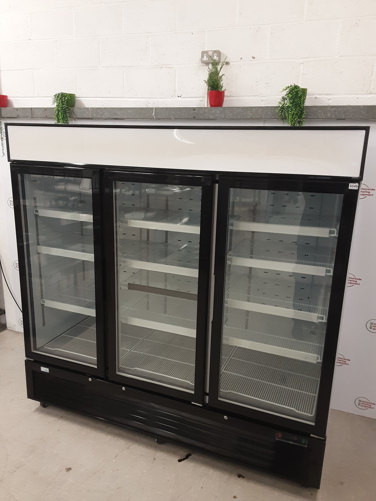 Interlevin Low Energy Three Door Upright Display Fridge, Model- LGC7500 (NCE6049)