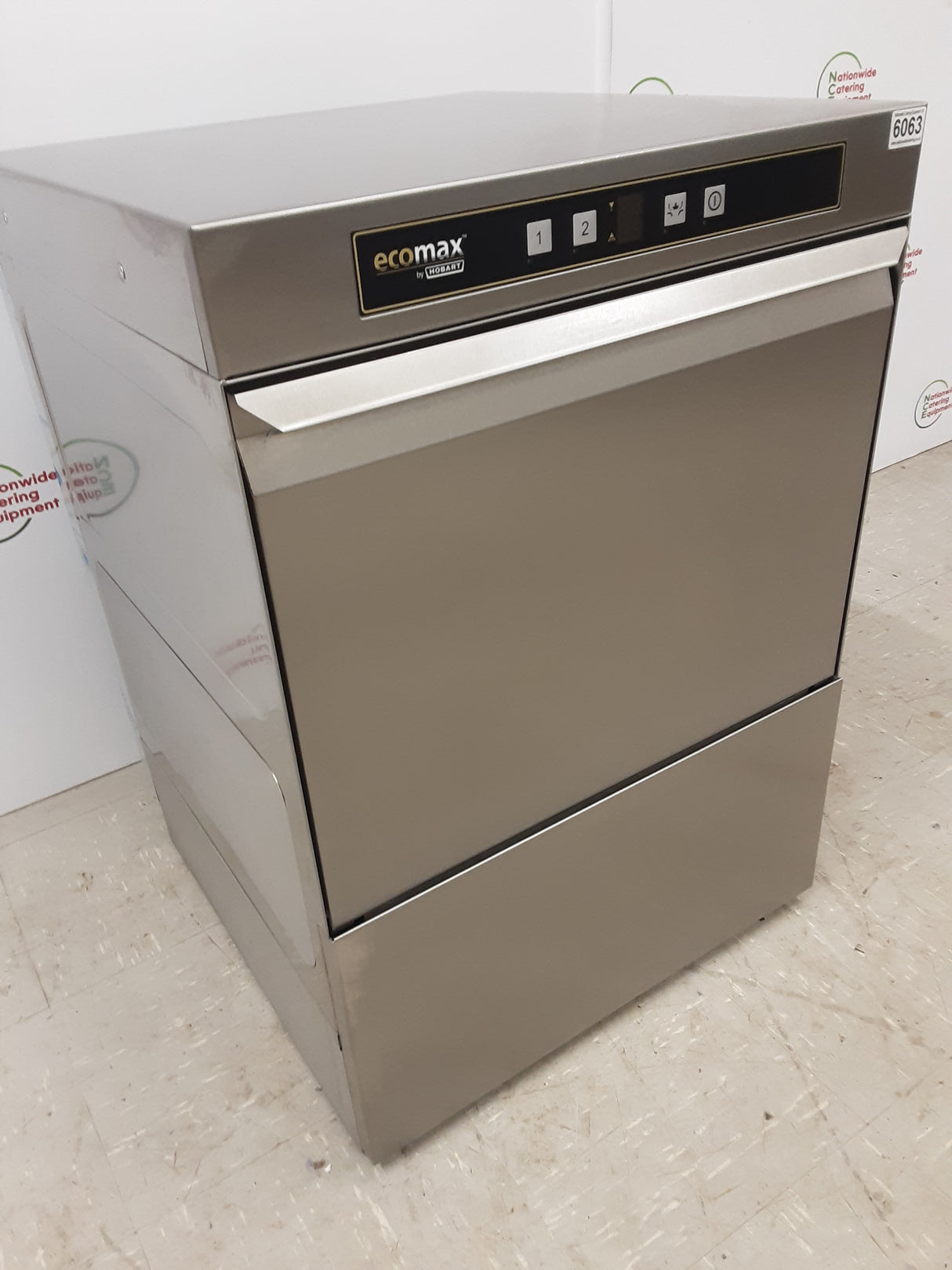 Hobart Ecomax Undercounter Dishwasher -Single Phase, Model-EC)F504SW-20B (NCE6063)