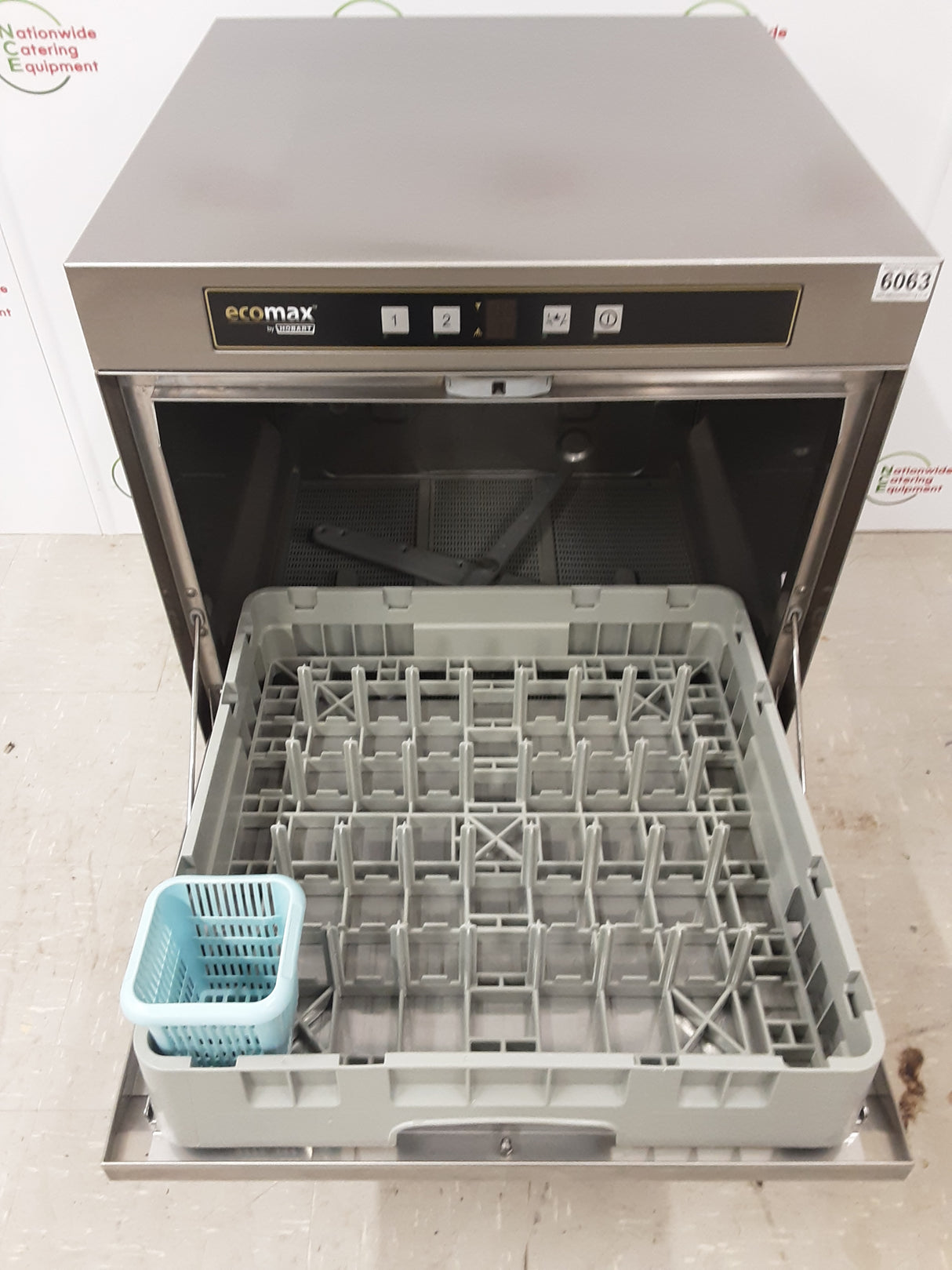 Hobart Ecomax Undercounter Dishwasher -Single Phase, Model-EC)F504SW-20B (NCE6063)