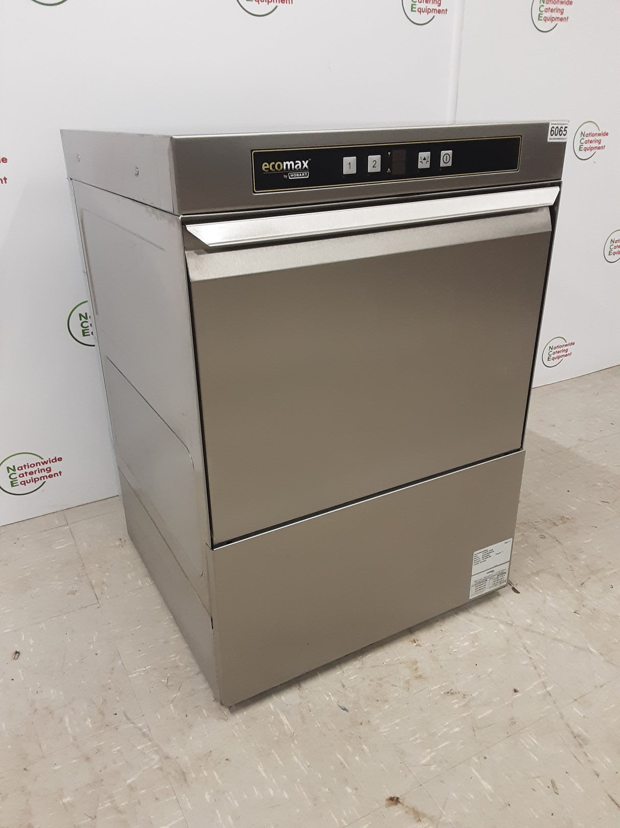 Hobart Ecomax Undercounter Dishwasher - Single Phase, Model- ECO-F504SW-20B (NCE6065)